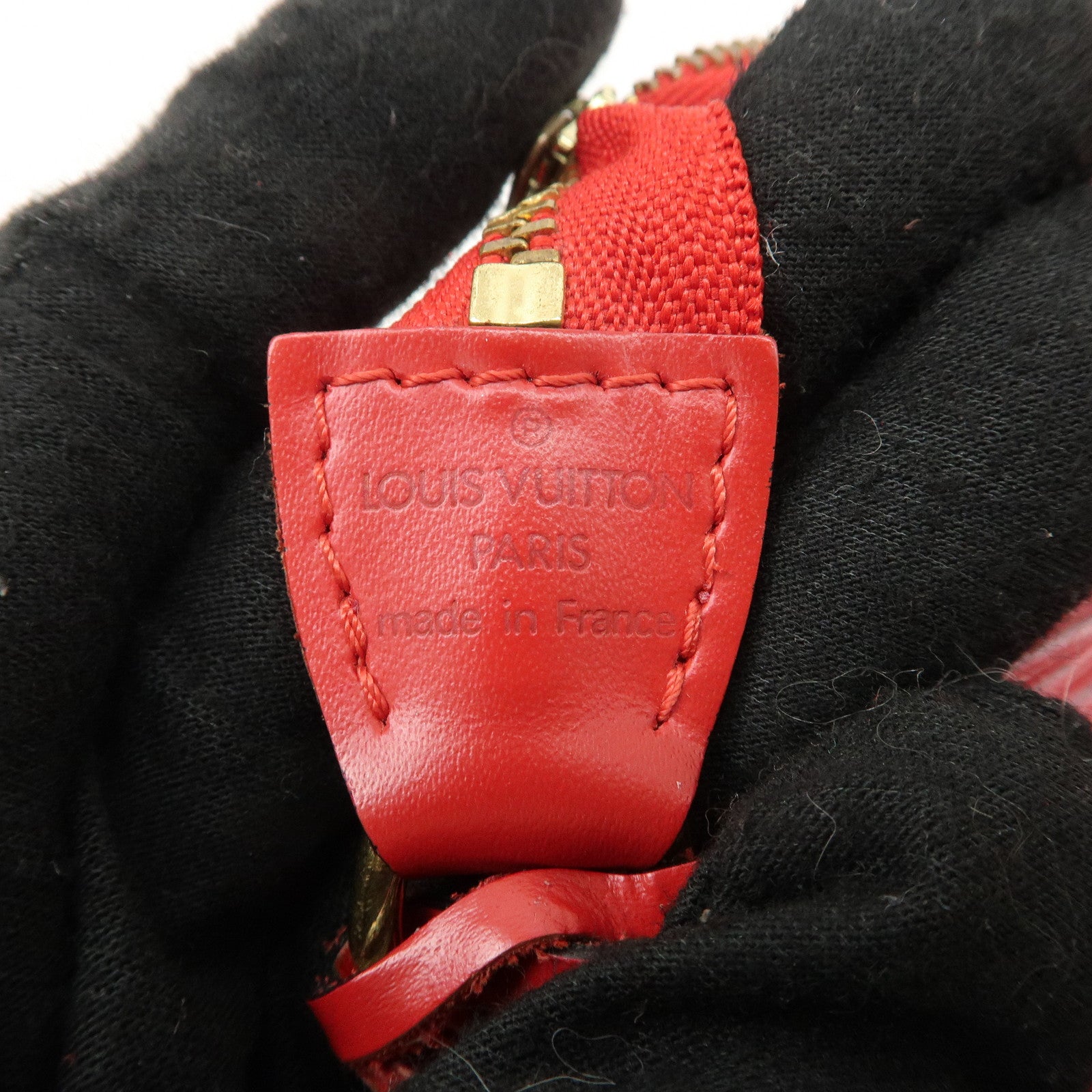 Louis Vuitton Epi Pochette Accessoire Hand Bag Red M40776 Used