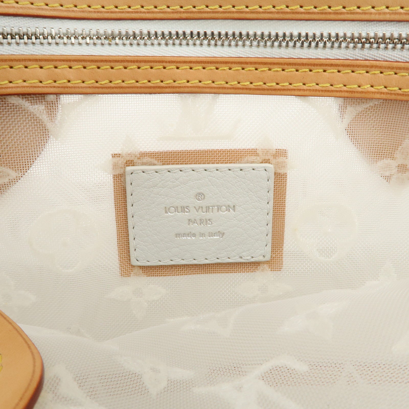 Louis Vuitton Monogram Transparence Lock It East West Bag M40701 Used