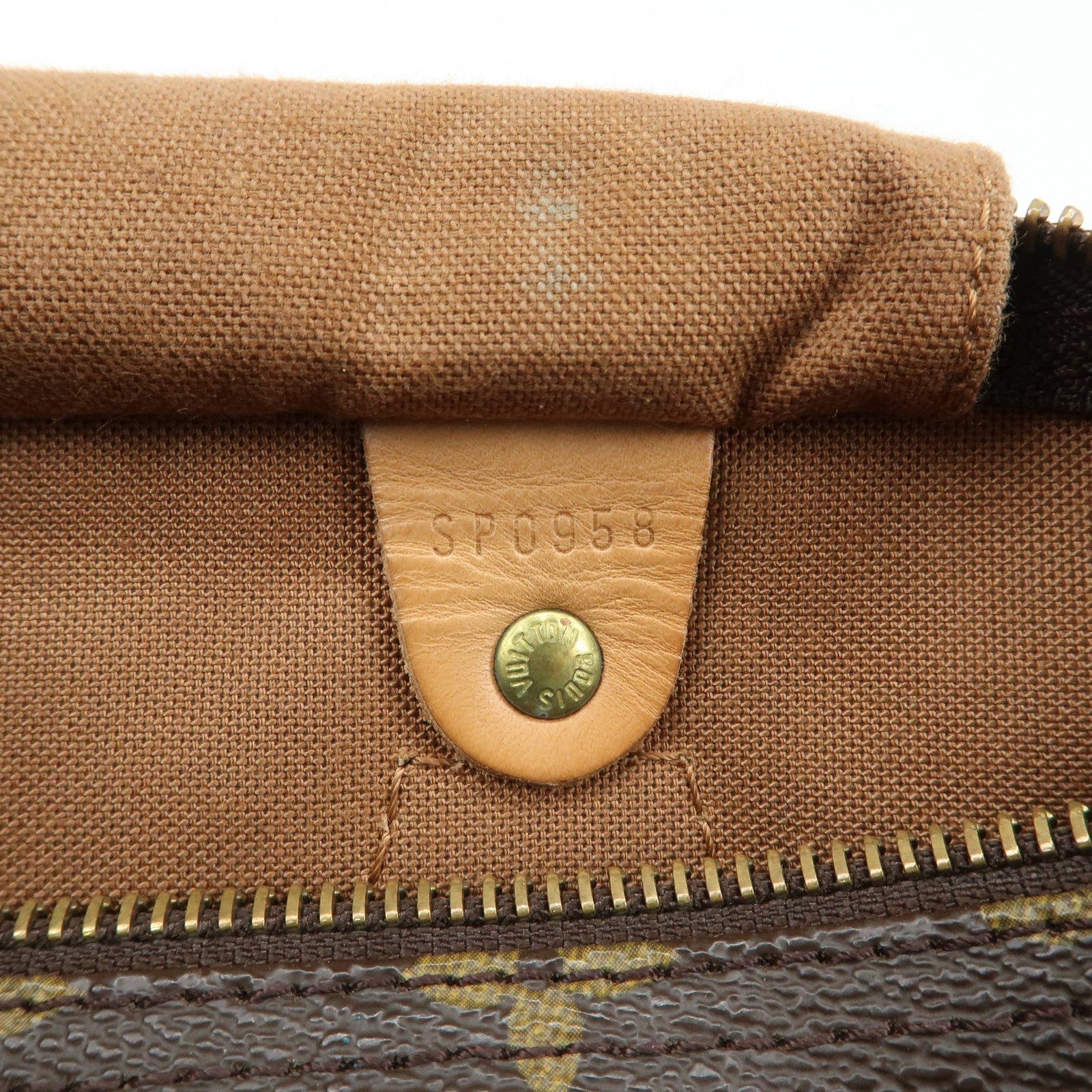 Louis Vuitton Monogram Speedy 30 Hand Bag Boston Bag M41526 Used