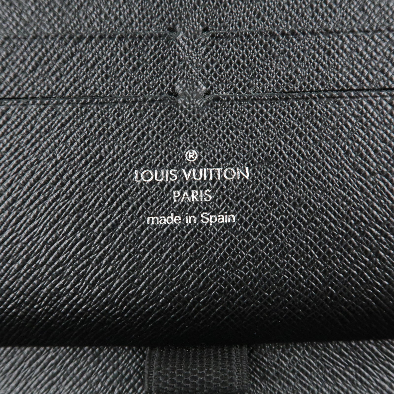 Louis Vuitton Epi Zippy Organizer Wallet Black Noir M63852 Used