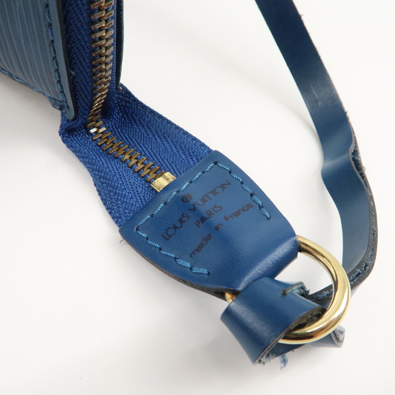 Louis Vuitton Epi Pochette Accessoires Hand Bag Toledo Blue M52947 Used