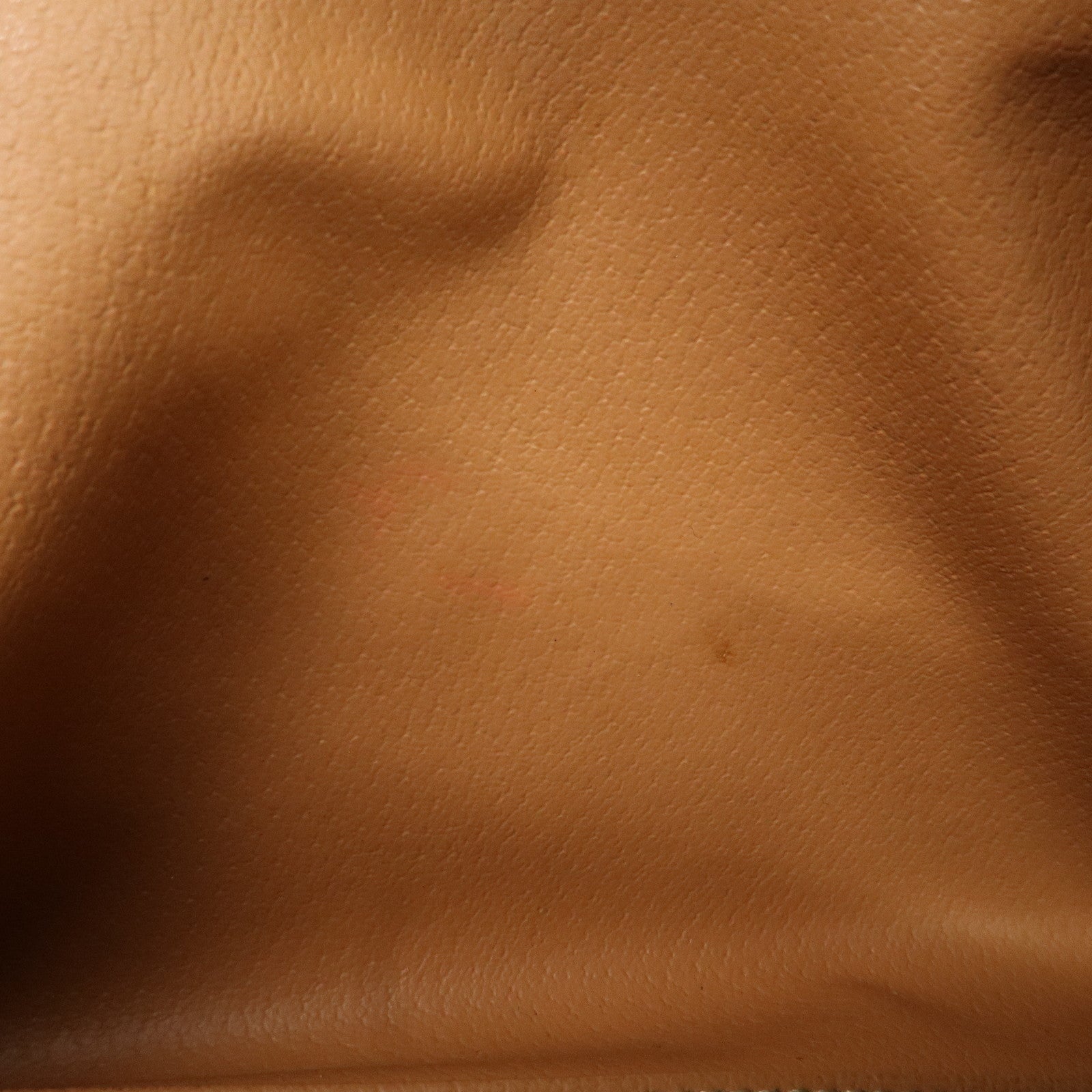 CELINE Macadam PVC Leather Boston Bag Hand Bag Brown Used