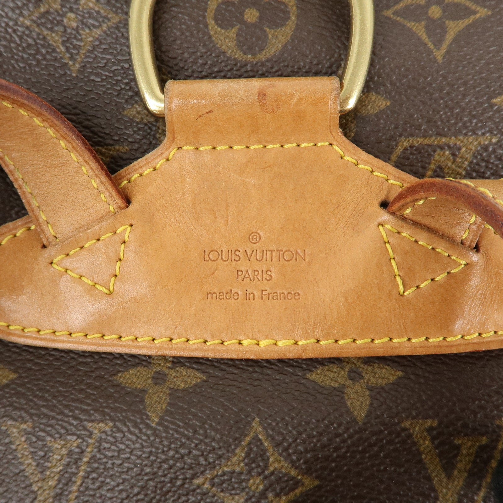 Louis Vuitton Monogram Montsouris MM Back Pack Bag M51136 Used