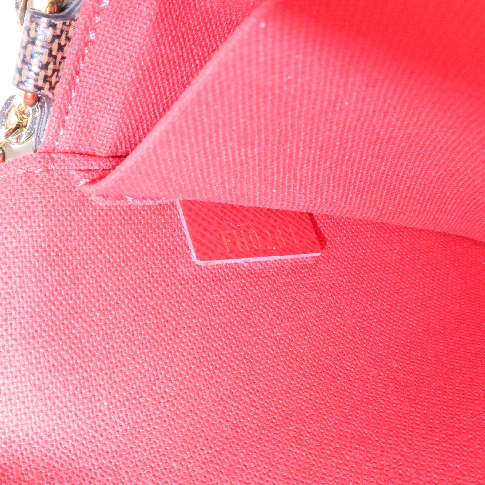 Louis Vuitton Damier Pochette Félicie Shoulder Bag M63032 Used