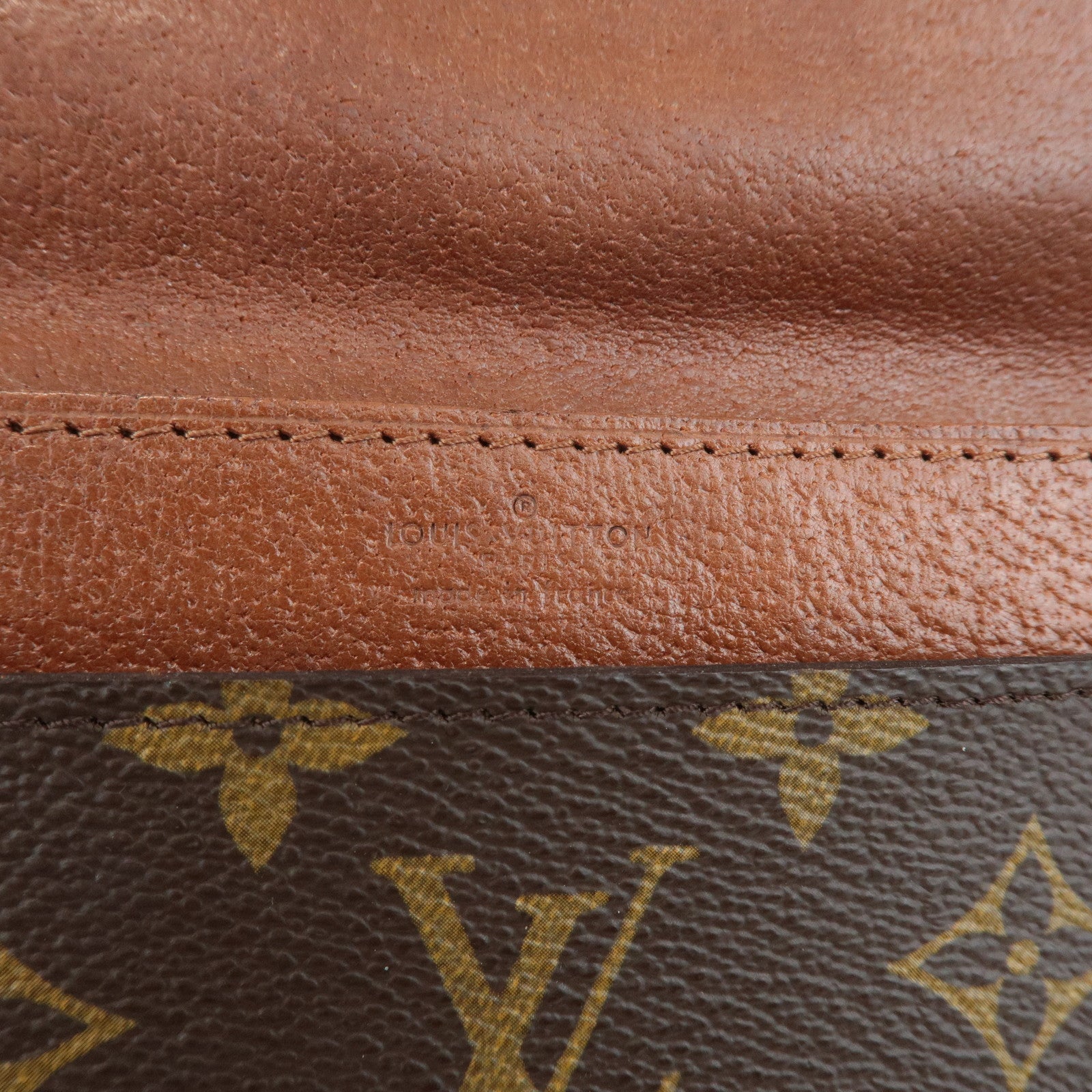 Louis Vuitton Monogram Double Rabat Shoulder Bag Brown M51815 Used