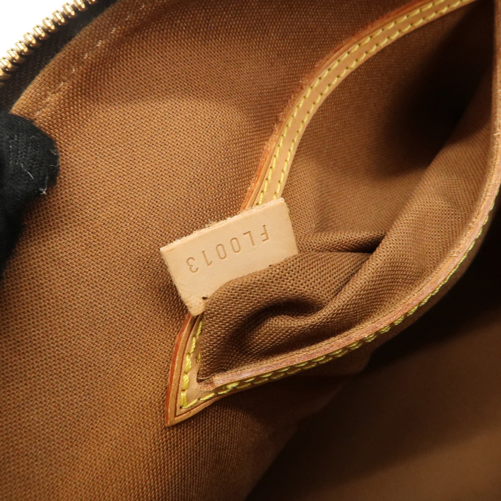 Louis Vuitton Monogram Alma Hand Bag Brown M51130 Used