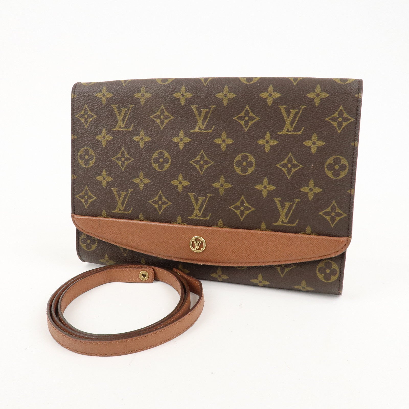 Louis Vuitton Monogram Bordeaux 2Way Bag Shoulder Bag M51797 Used