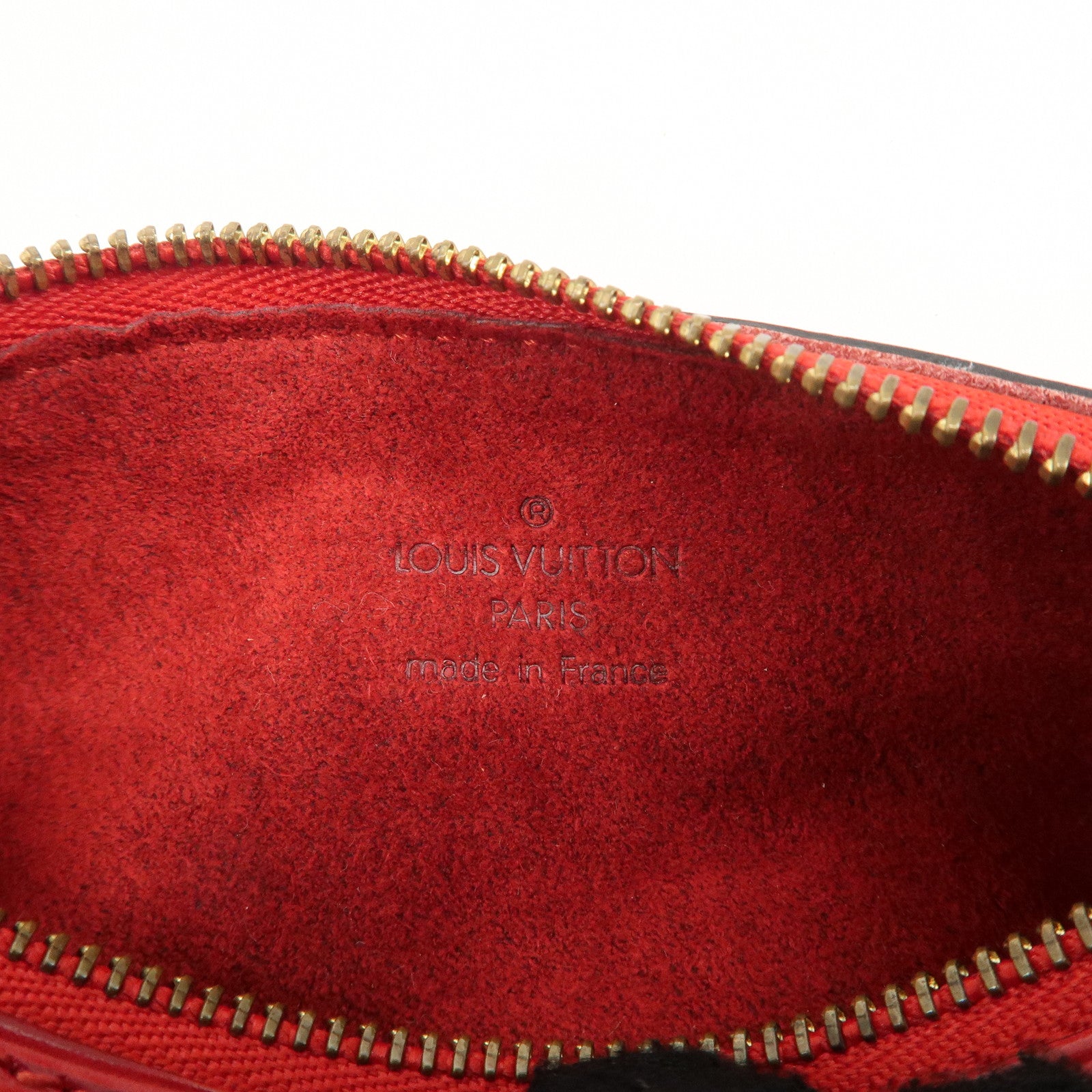 Louis Vuitton Epi Set of2 Soufflot Pouch Castilian Red Toledo Blue Used
