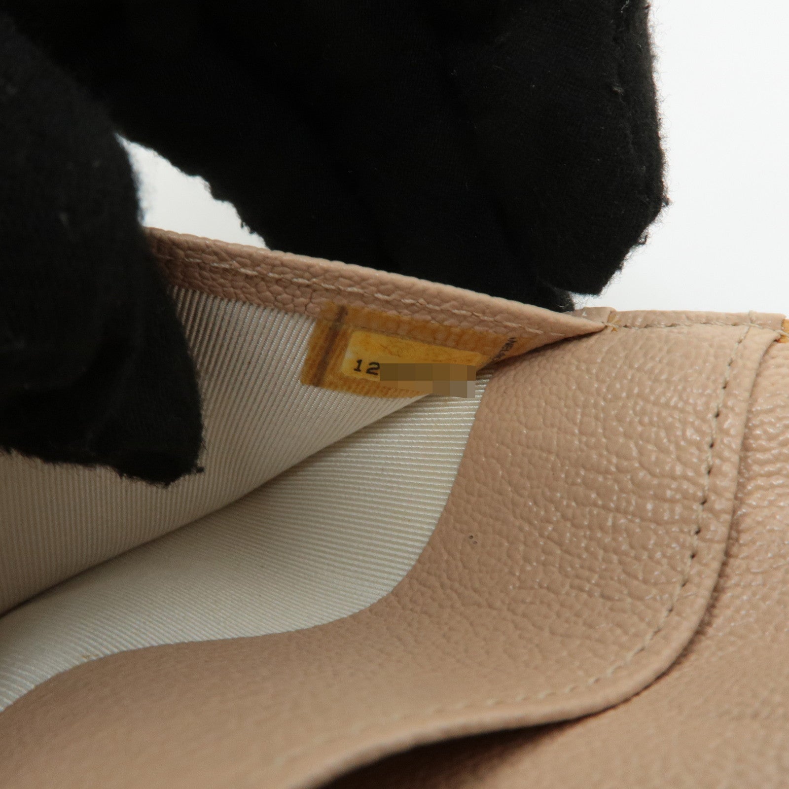 CHANEL COCO Mark Bicolore Leather Agenda Cover Black Pink Used