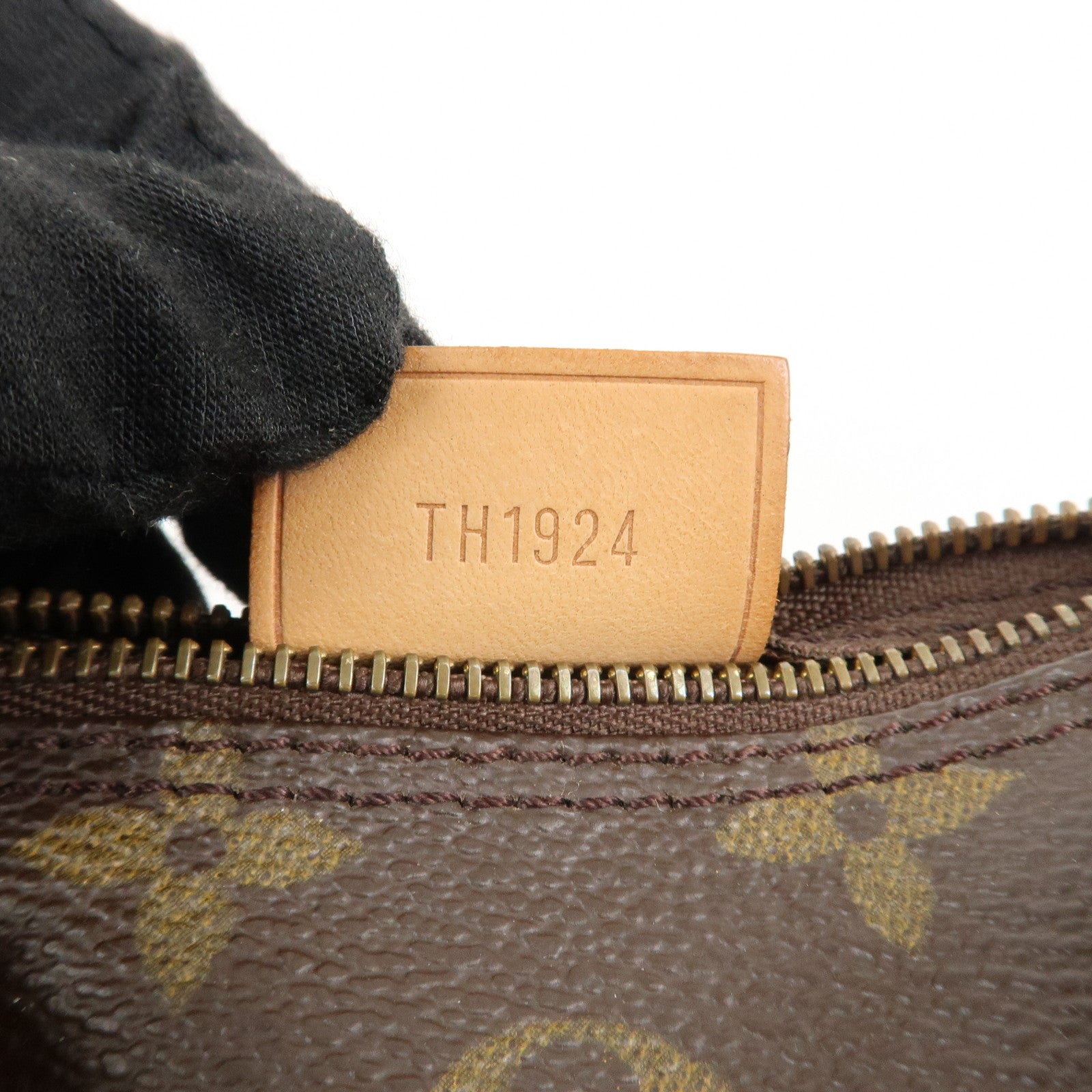 Louis Vuitton Monogram Mini Speedy Hand Bag Brown M41534 Used