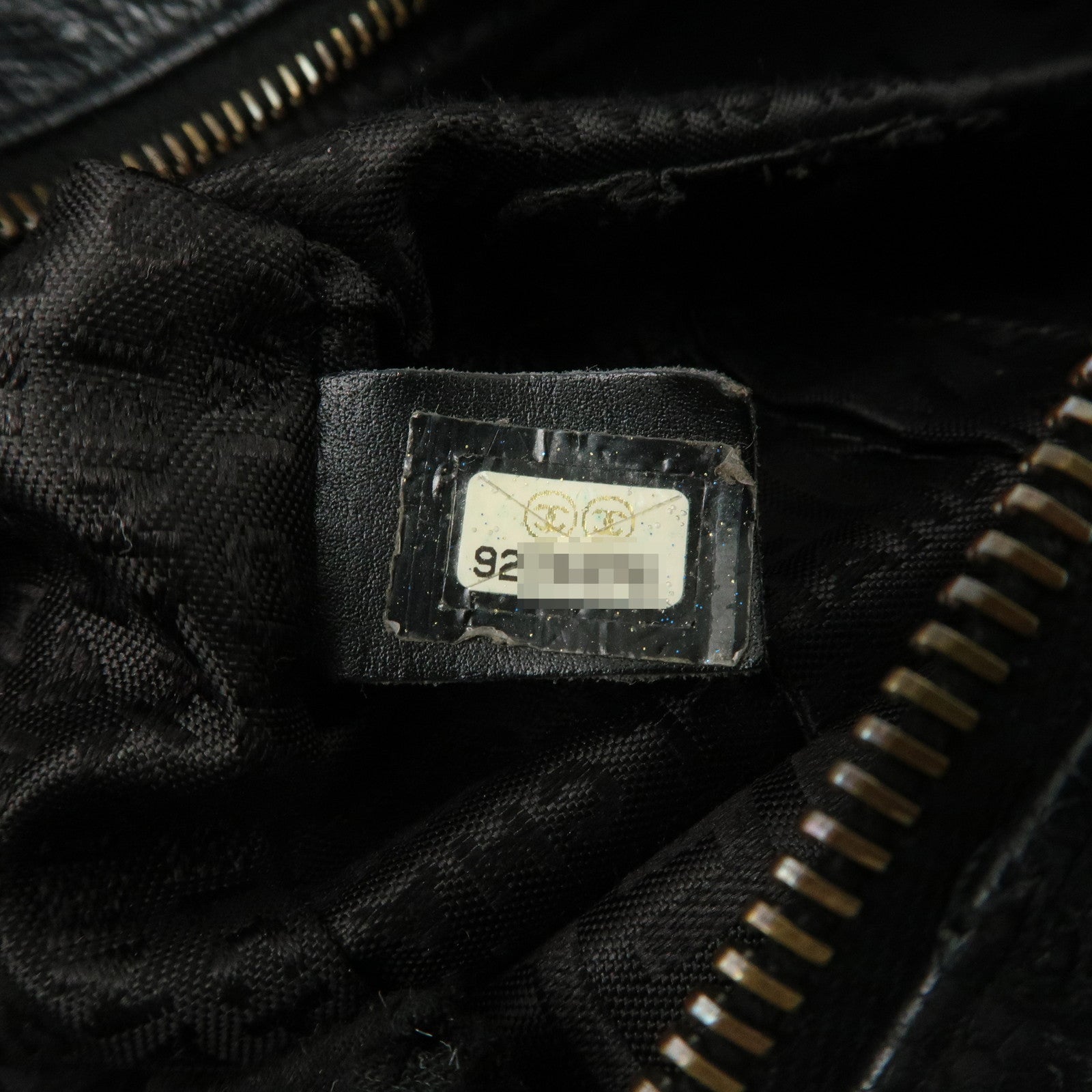 Chanel Chocolate Bar Caviar Skin Mini Boston Bag A26135 Used