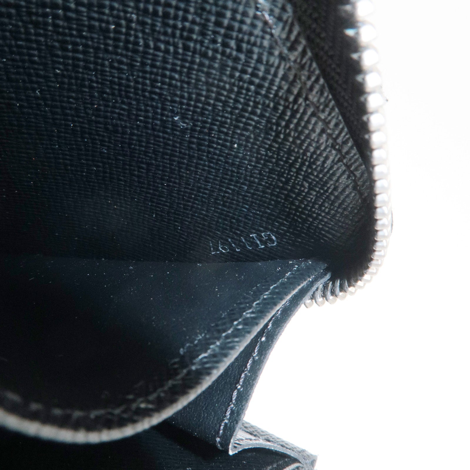 Louis Vuitton Epi Zippy Wallet Zip Around Wallet Noir M61857 Used