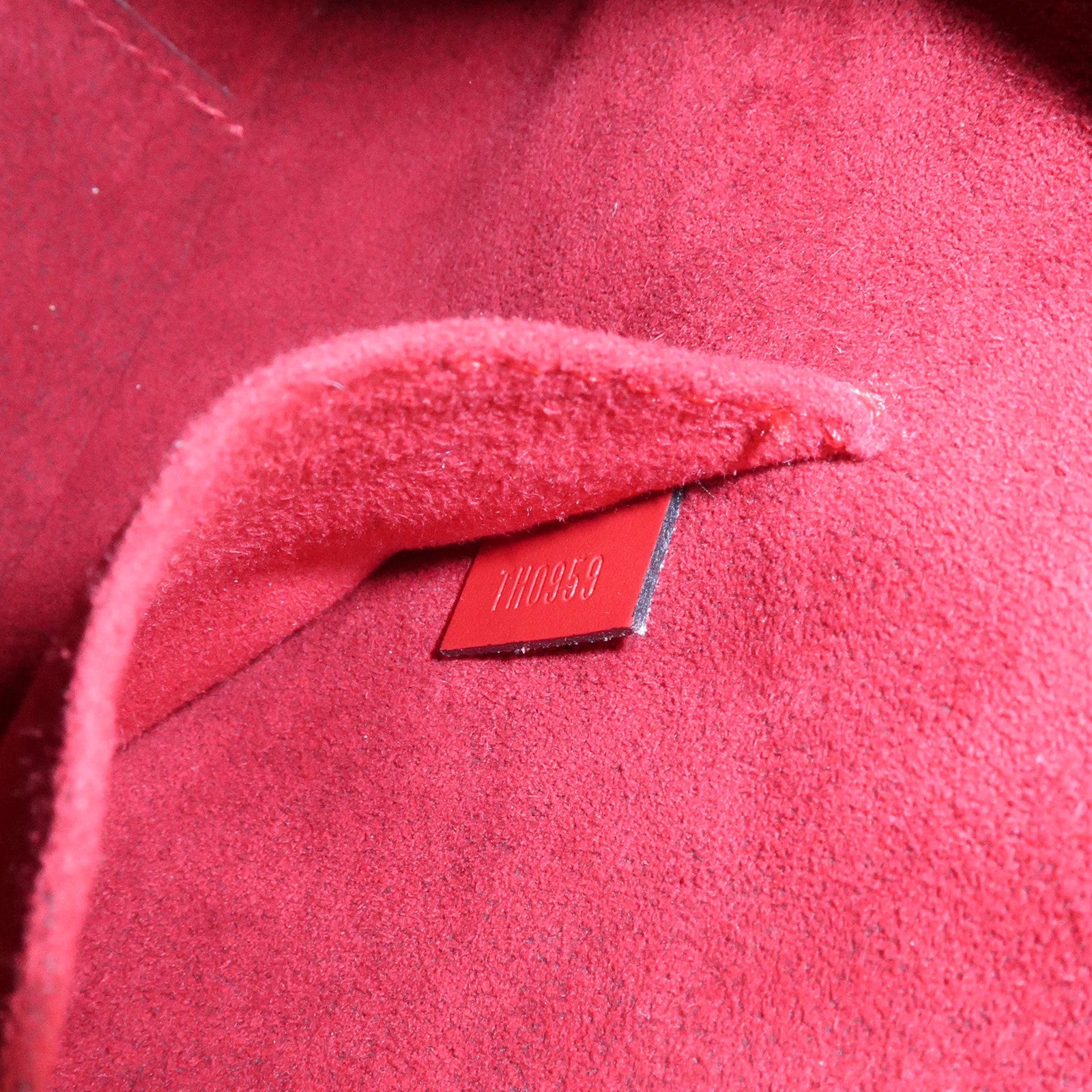 Louis Vuitton Epi Jasmine Hand Bag Castilian Red M52087 Used