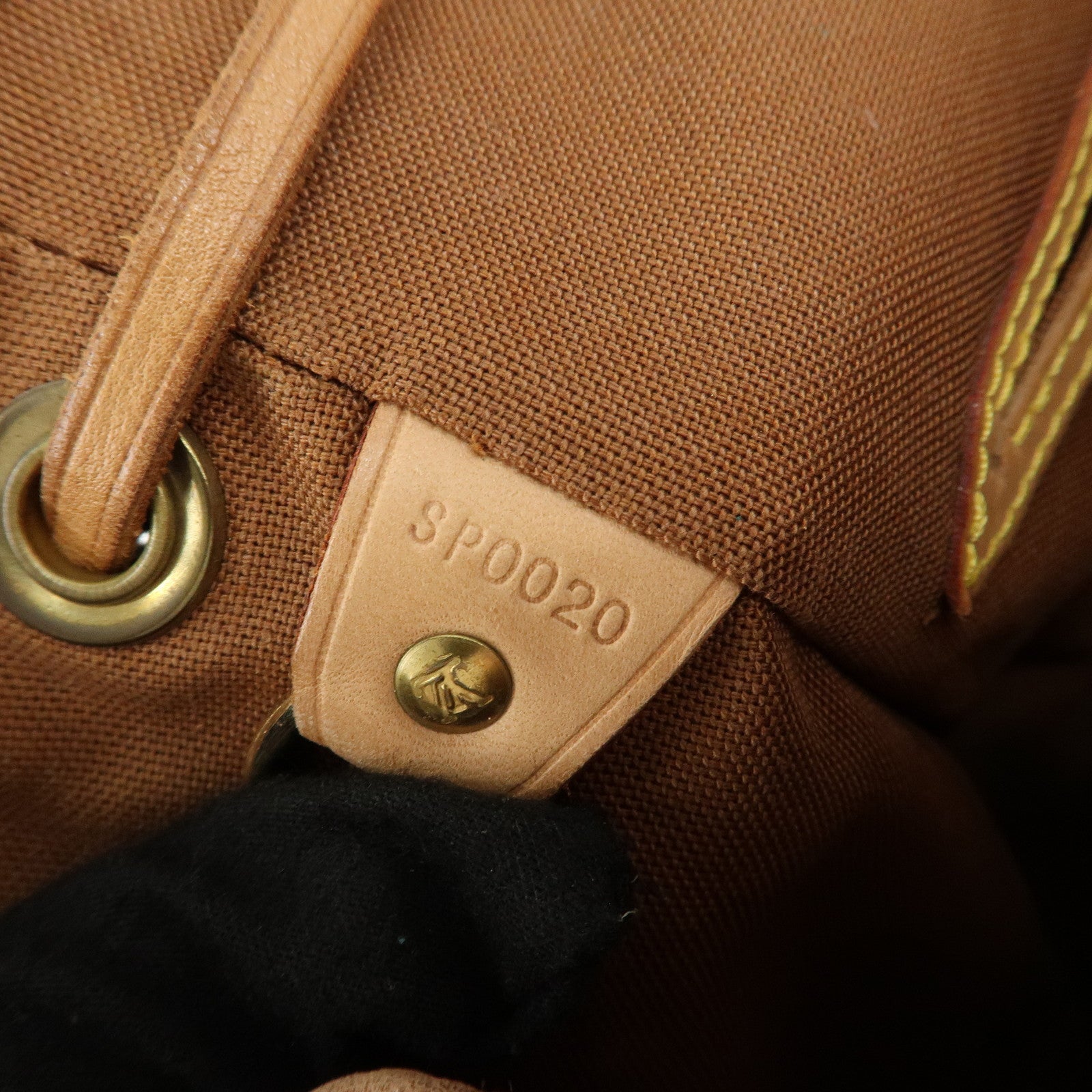 Louis Vuitton Monogram Montsouris MM Back Pack Bag M51136 Used