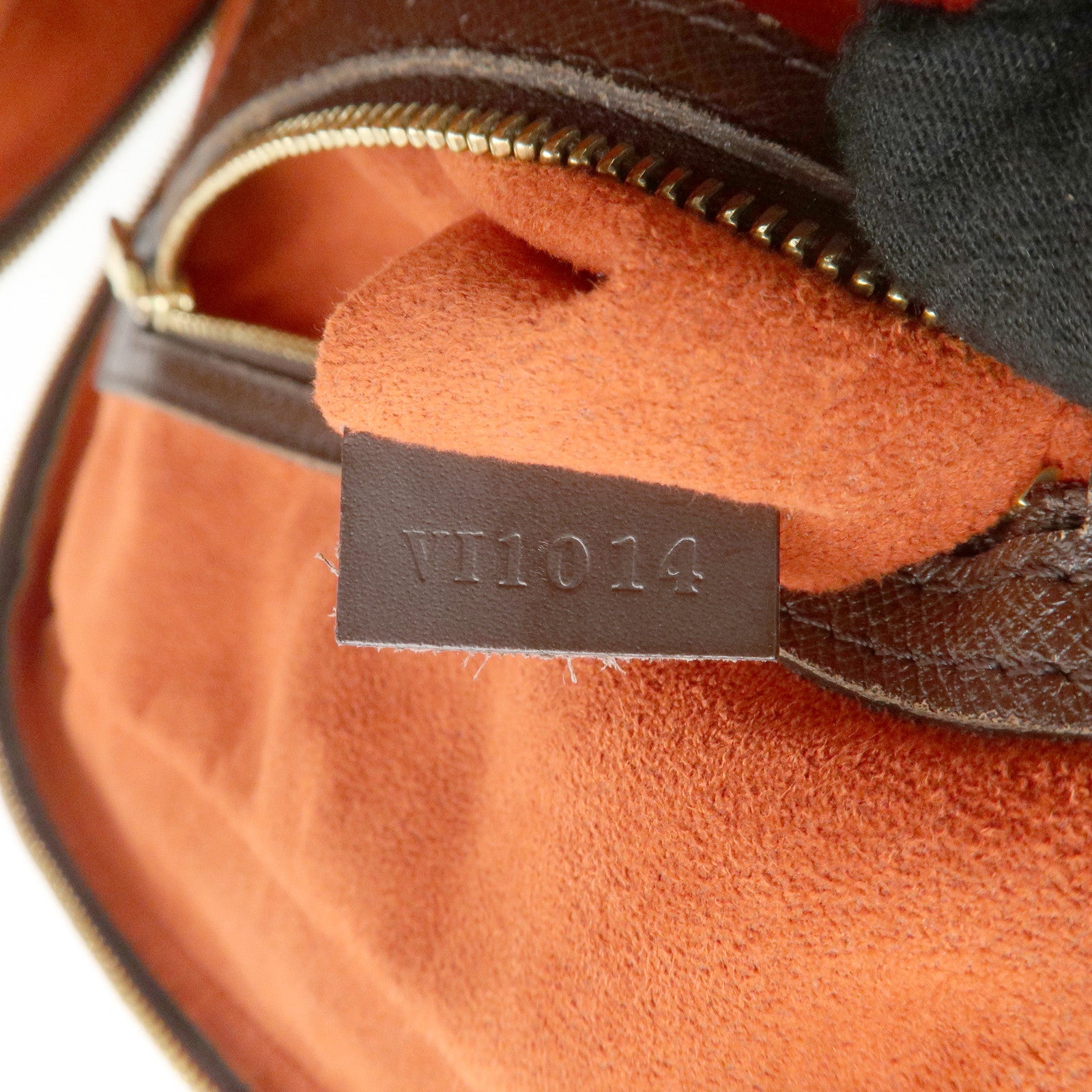 Louis Vuitton Damier Ebene Triana Hand Bag Brown N51155 Used