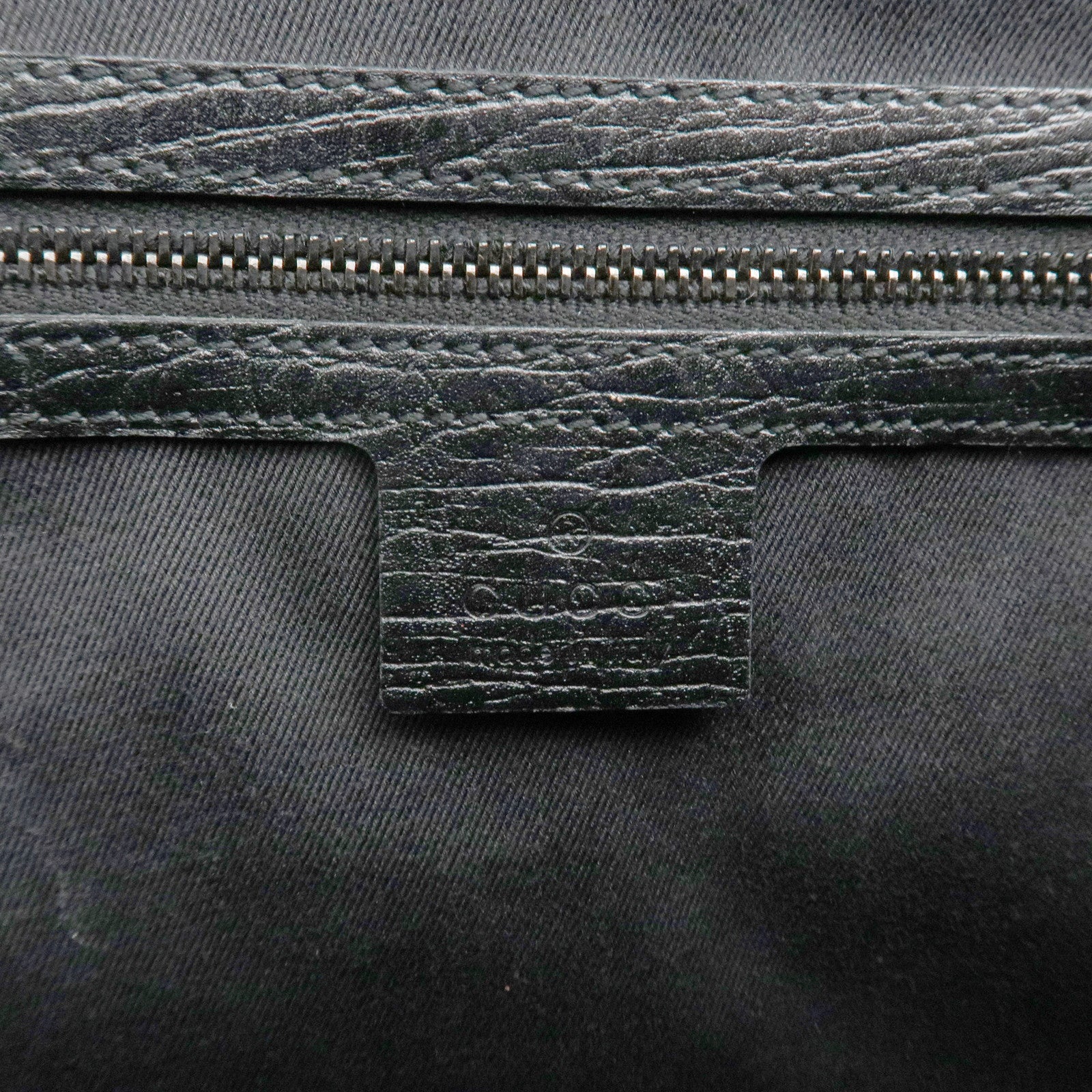 GUCCI Bamboo GG Canvas Leather Shoulder Bag 111713 Used