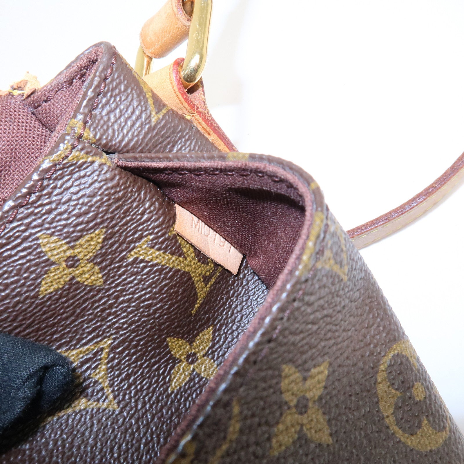 Louis Vuitton Monogram Menilmontant PM Shoulder Bag M40474 Used