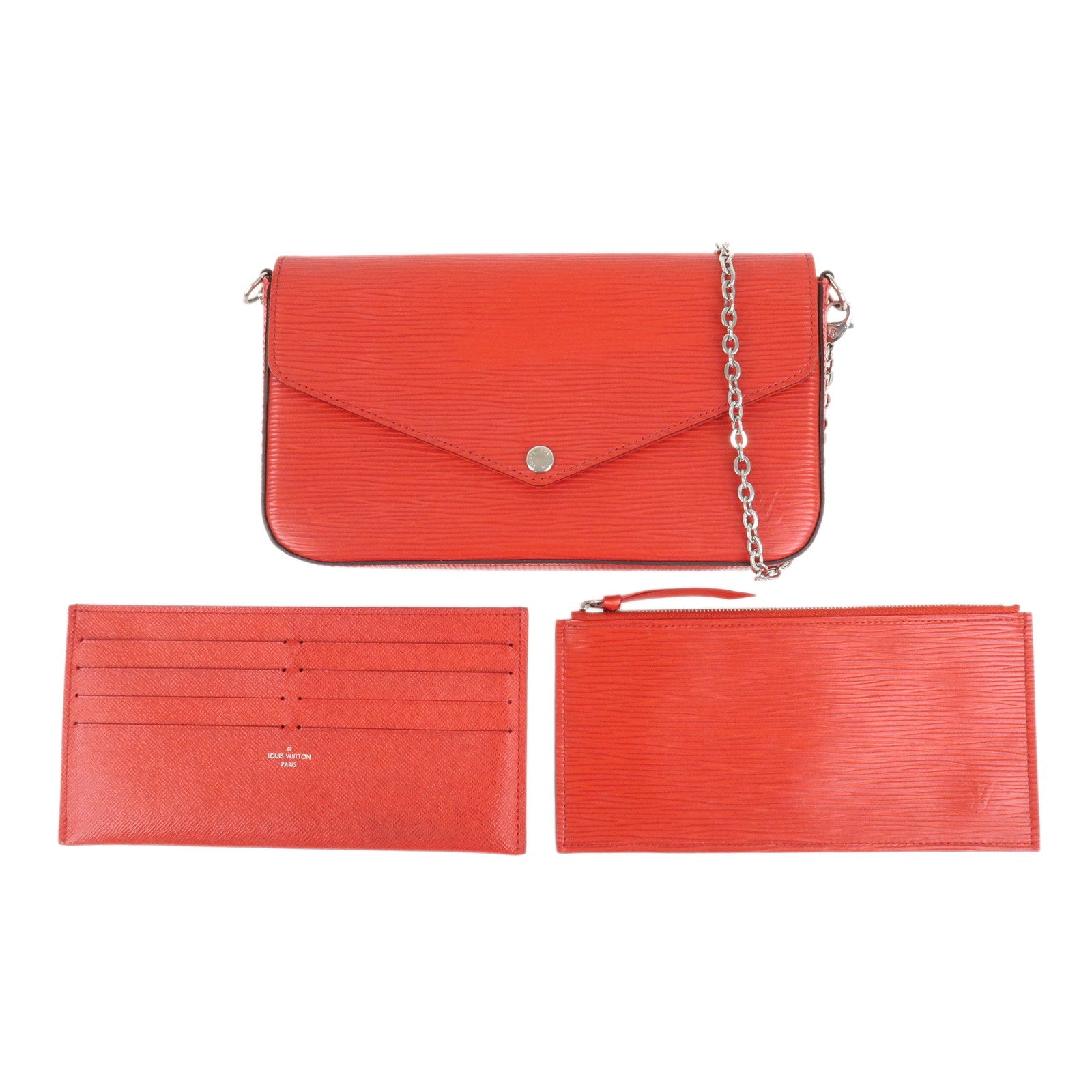 Louis Vuitton Epi Pochette Felicie Chain Shoulder Bag M68629 Used