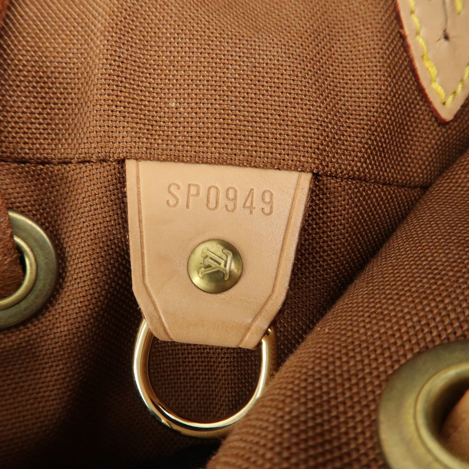 Louis Vuitton Monogram Montsouris MM Back Pack Bag M51136 Used