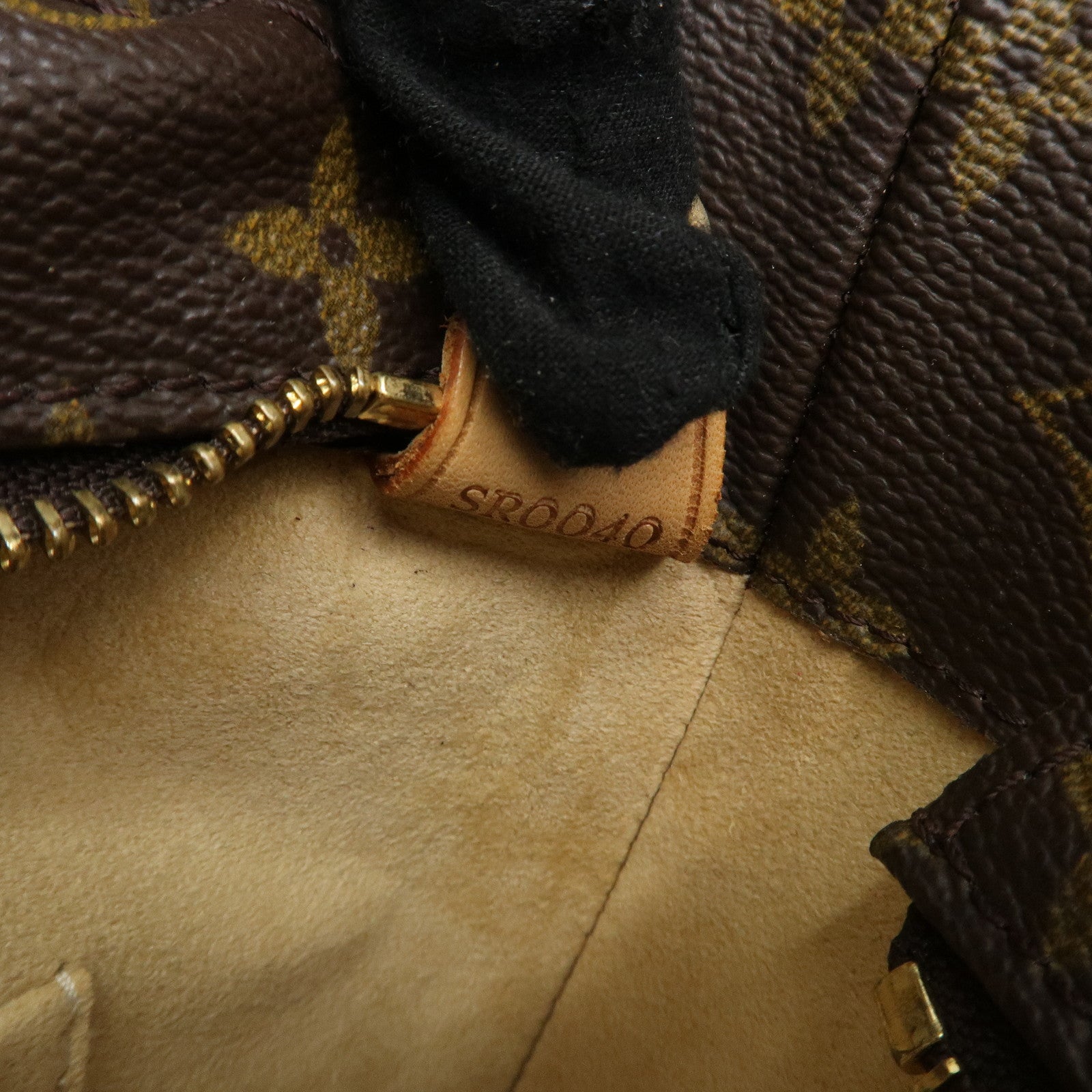 Louis Vuitton Monogram Luco Tote Bag Hand Bag Brown M51155 Used