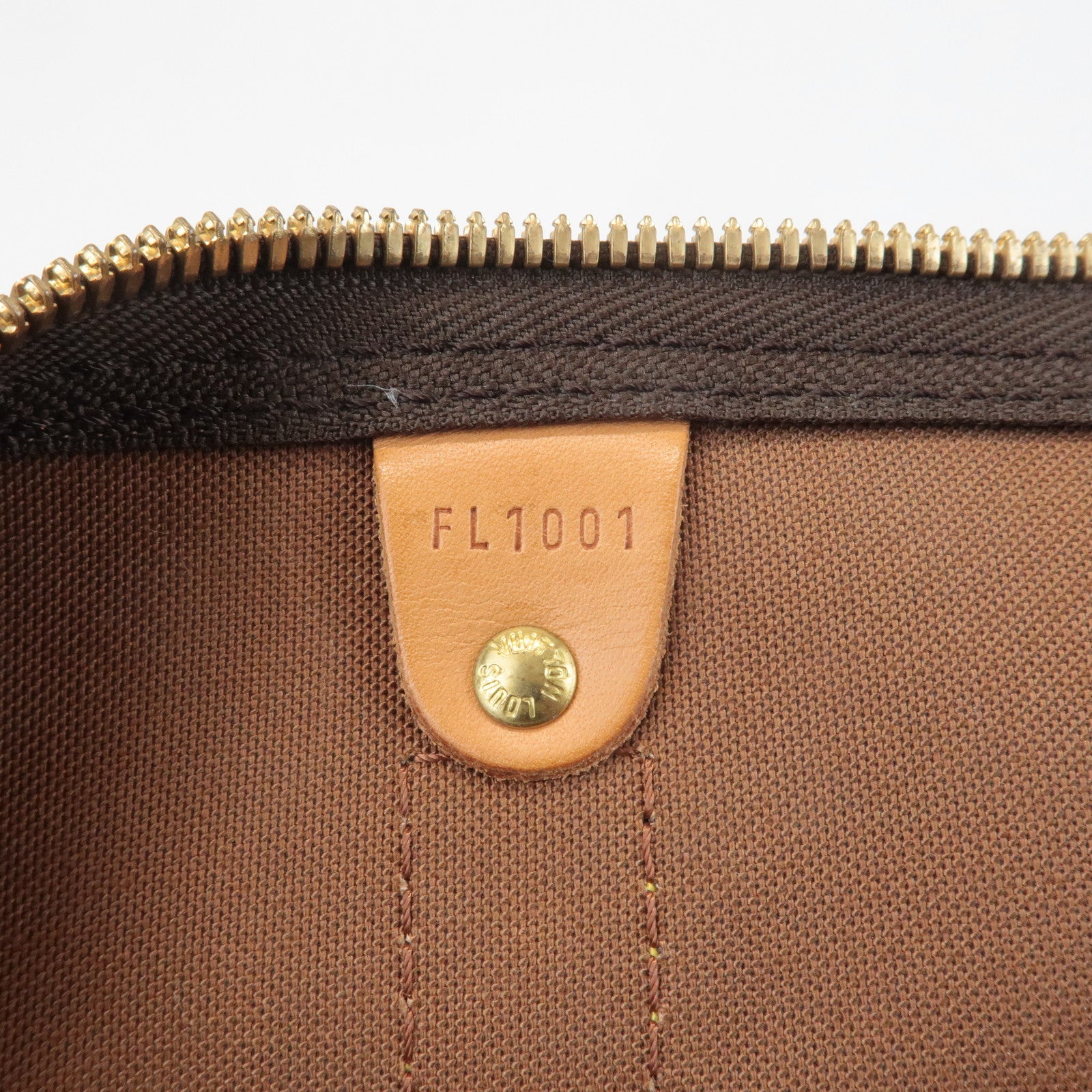 Louis Vuitton Monogram Keep All 45 Boston Bag Brown M41428 Used