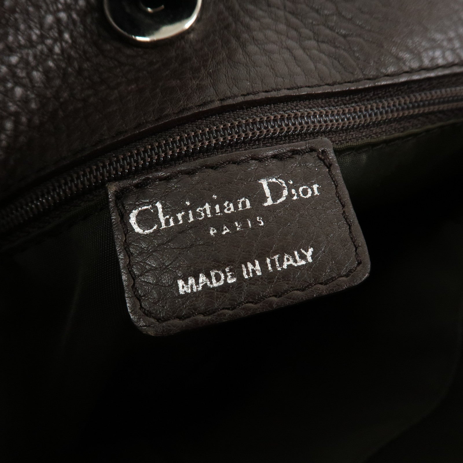 Christian Dior Trotter Street Chic Canvas Leather Hand Bag Used