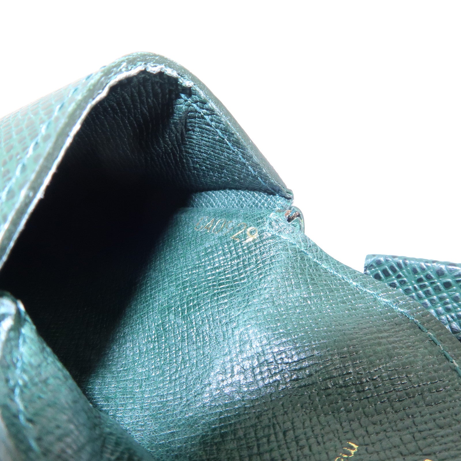 Louis Vuitton Set of 2 Taiga Coin Case Sepia Epicea M30374 M30384 Used