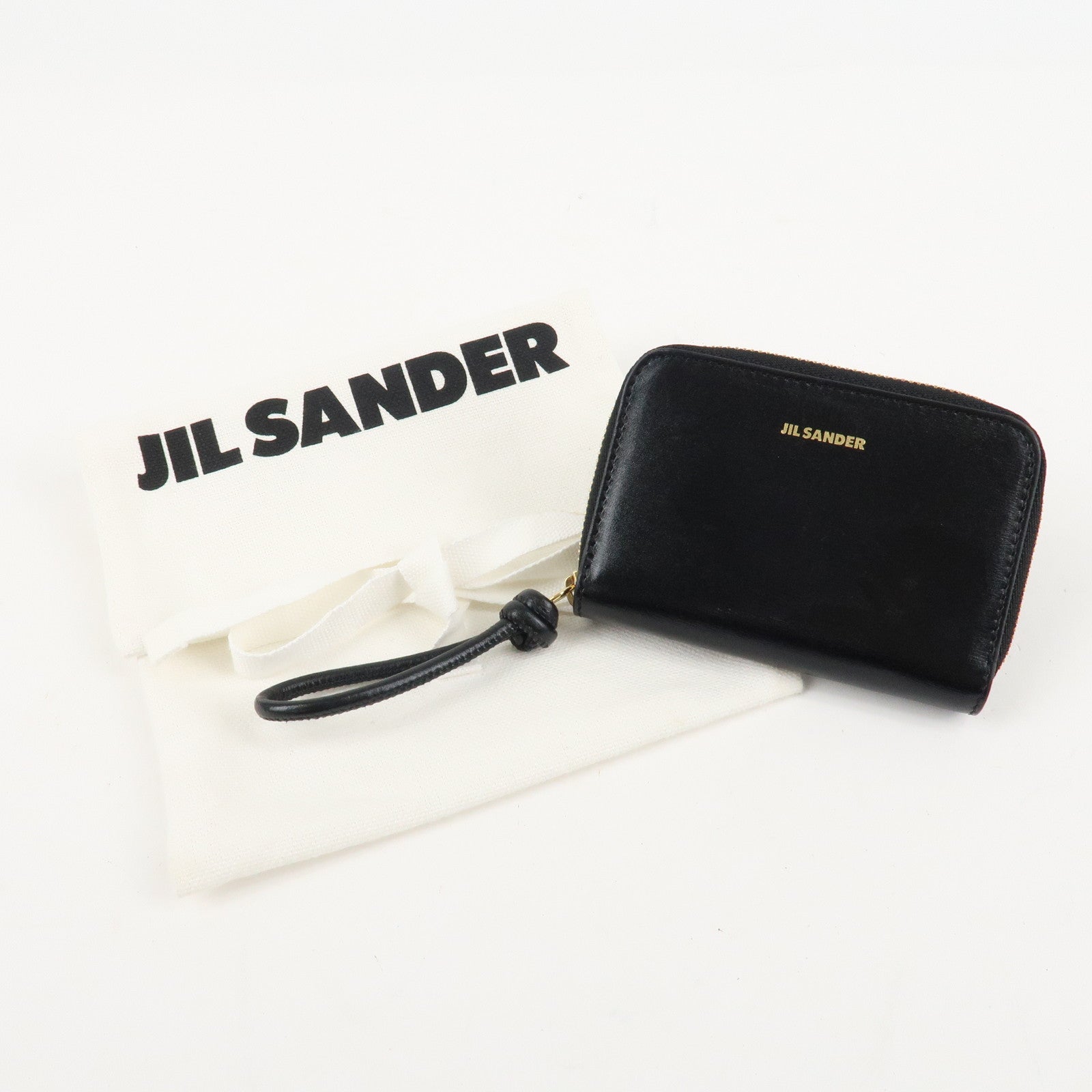 Jil Sander Leather Round Zipper Coin Purse J07UI0007 P4841 Used