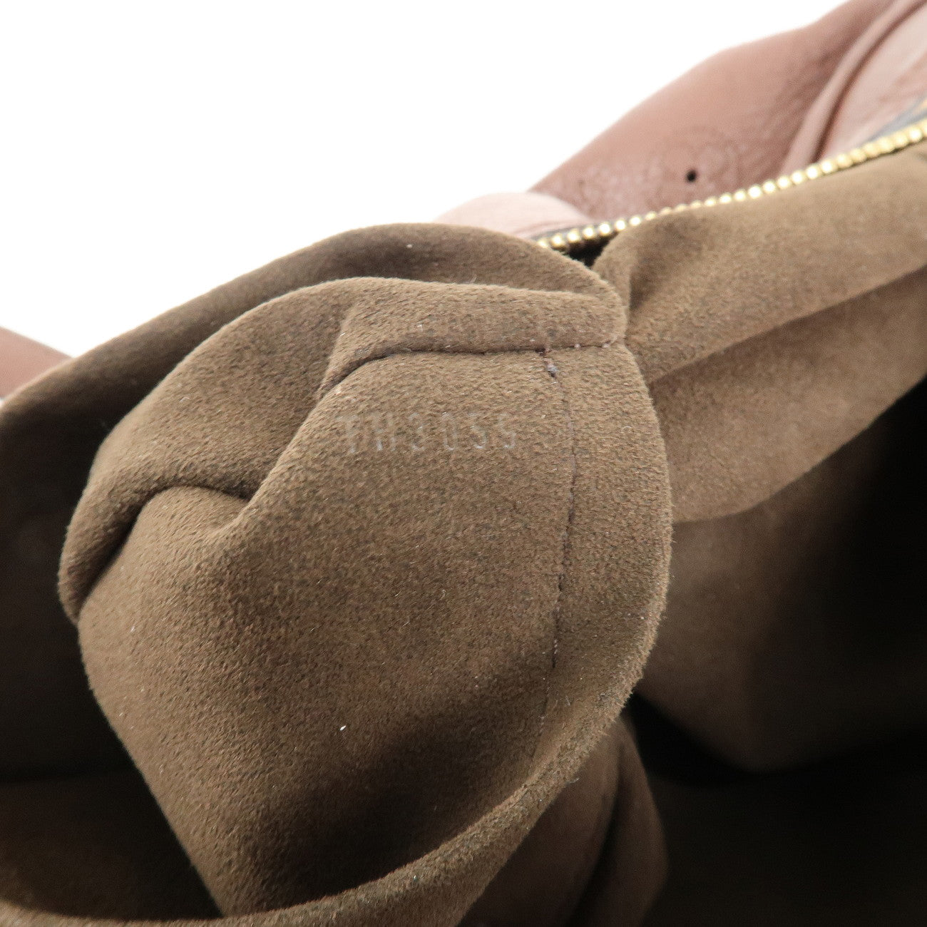 Louis Vuitton Monogram Mahina Lunar Hand Bag GM Acajou M95970 Used