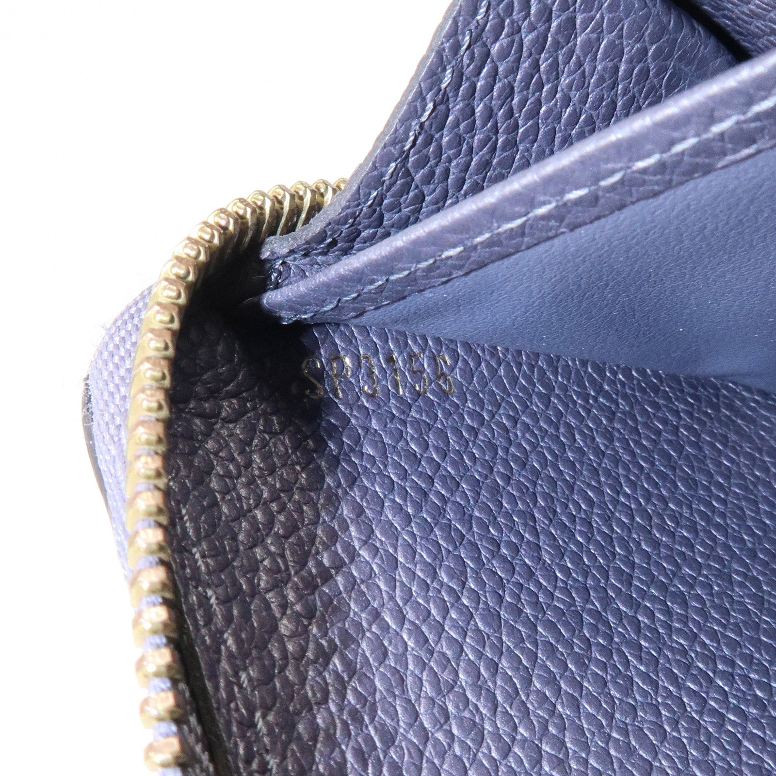 Louis Vuitton Empreinte Zippy Studs Wallet Gris Silver M62209 Used