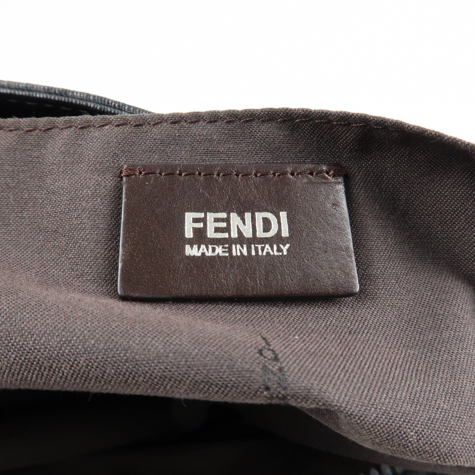 FENDI Zucca PVC Crossbody Bag Shoulder Bag Gray 7VA247 Used