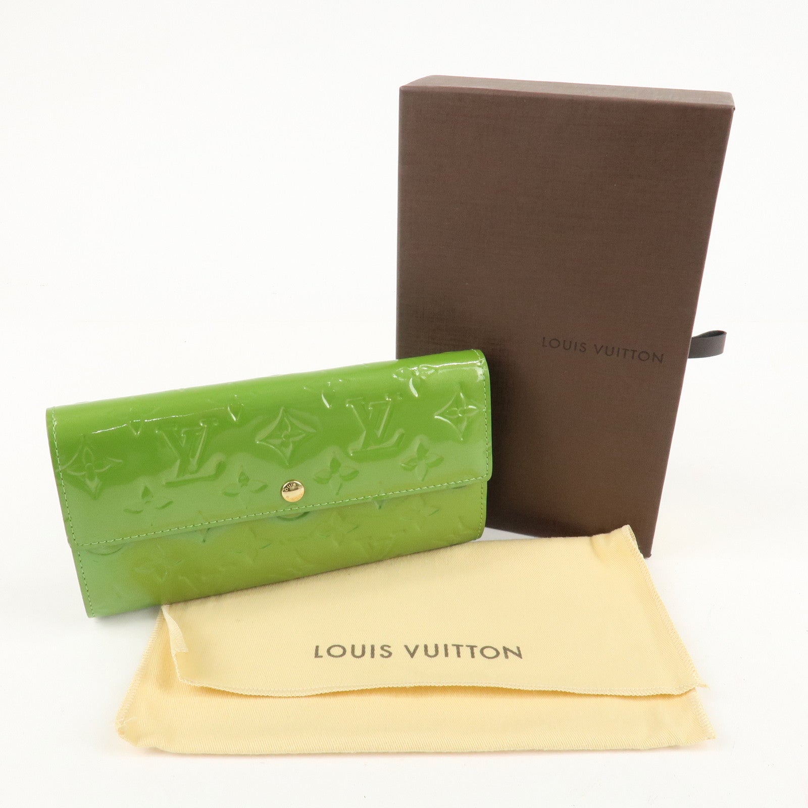 Louis Vuitton Monogram Vernis Portefeuille Sarah Tonic M93635 Used