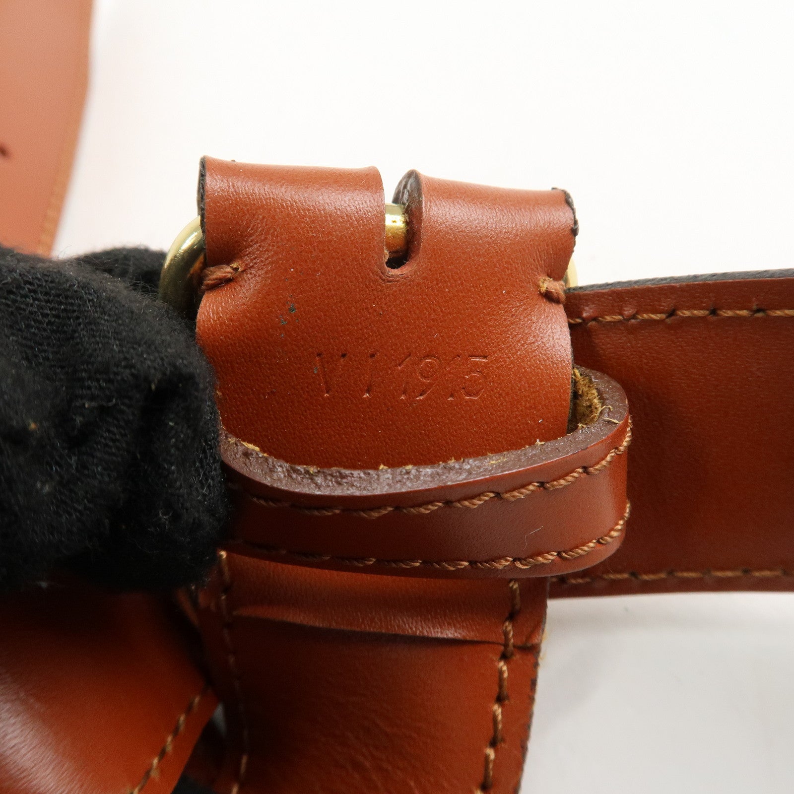Louis Vuitton Epi Sac D'epaule GM Bucket Bag Kenya Brown M80193 Used