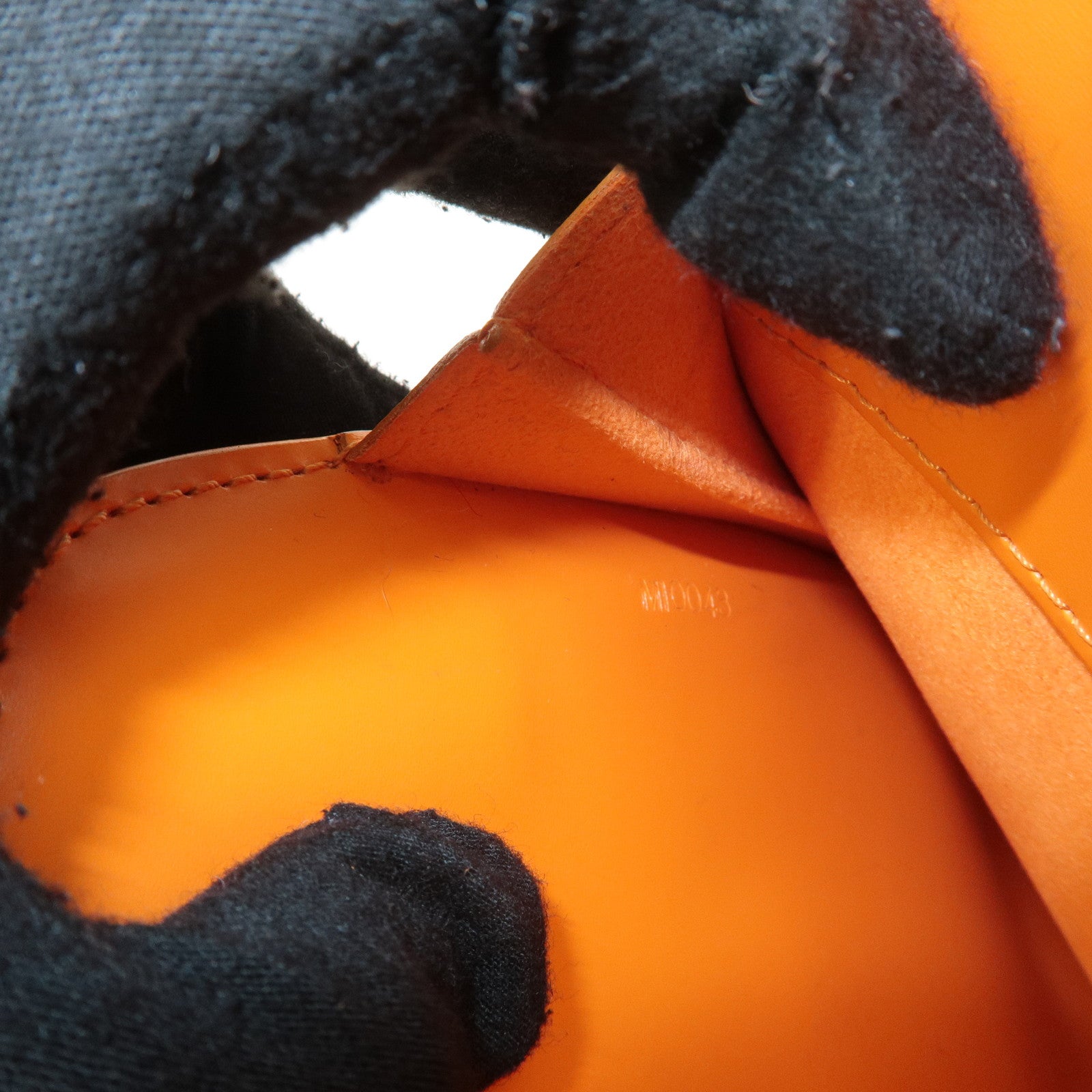 Louis Vuitton Epi Pont Neuf Hand Bag Mandarin Orange M5205H Used