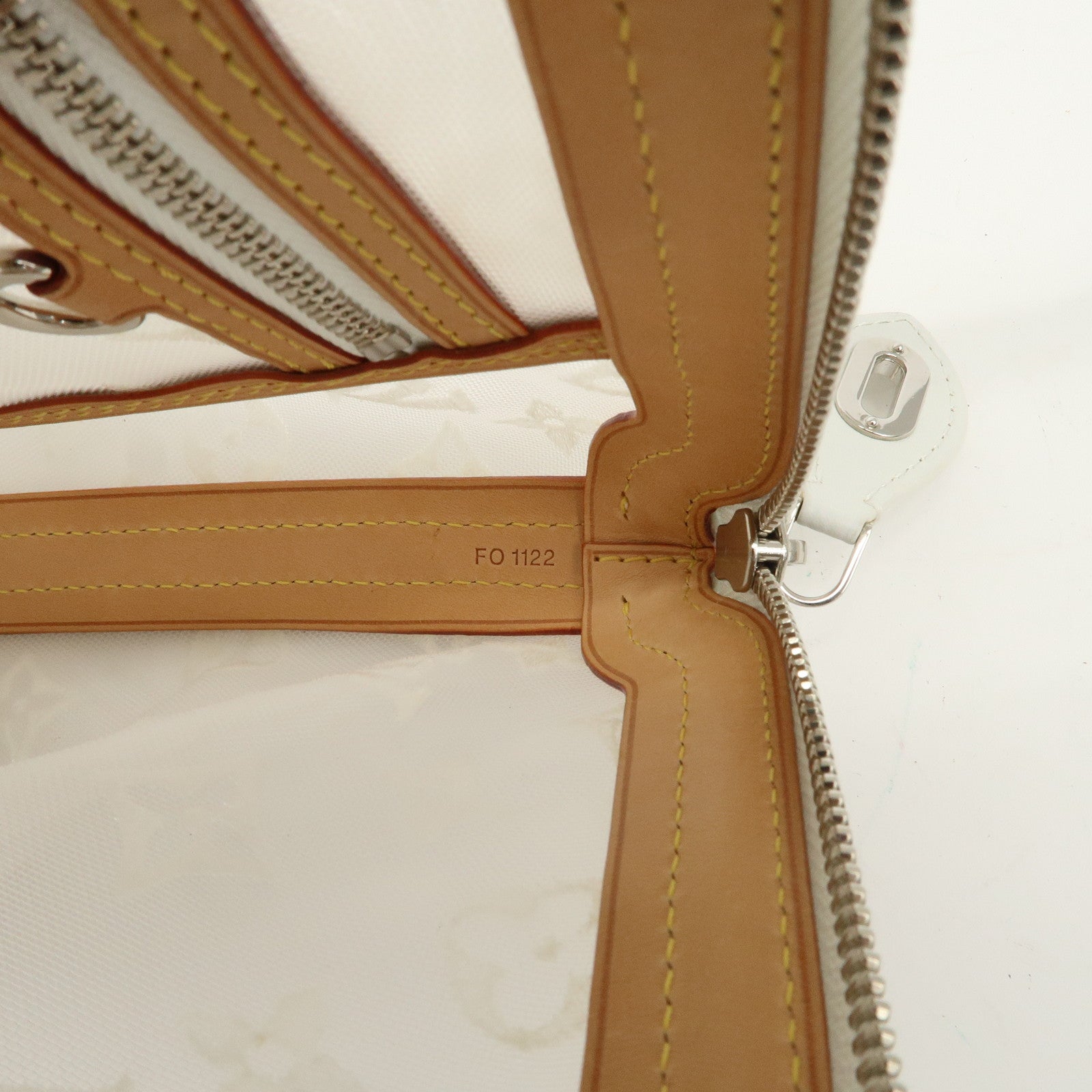 Louis Vuitton Monogram Transparence Lock It East West Bag M40701 Used