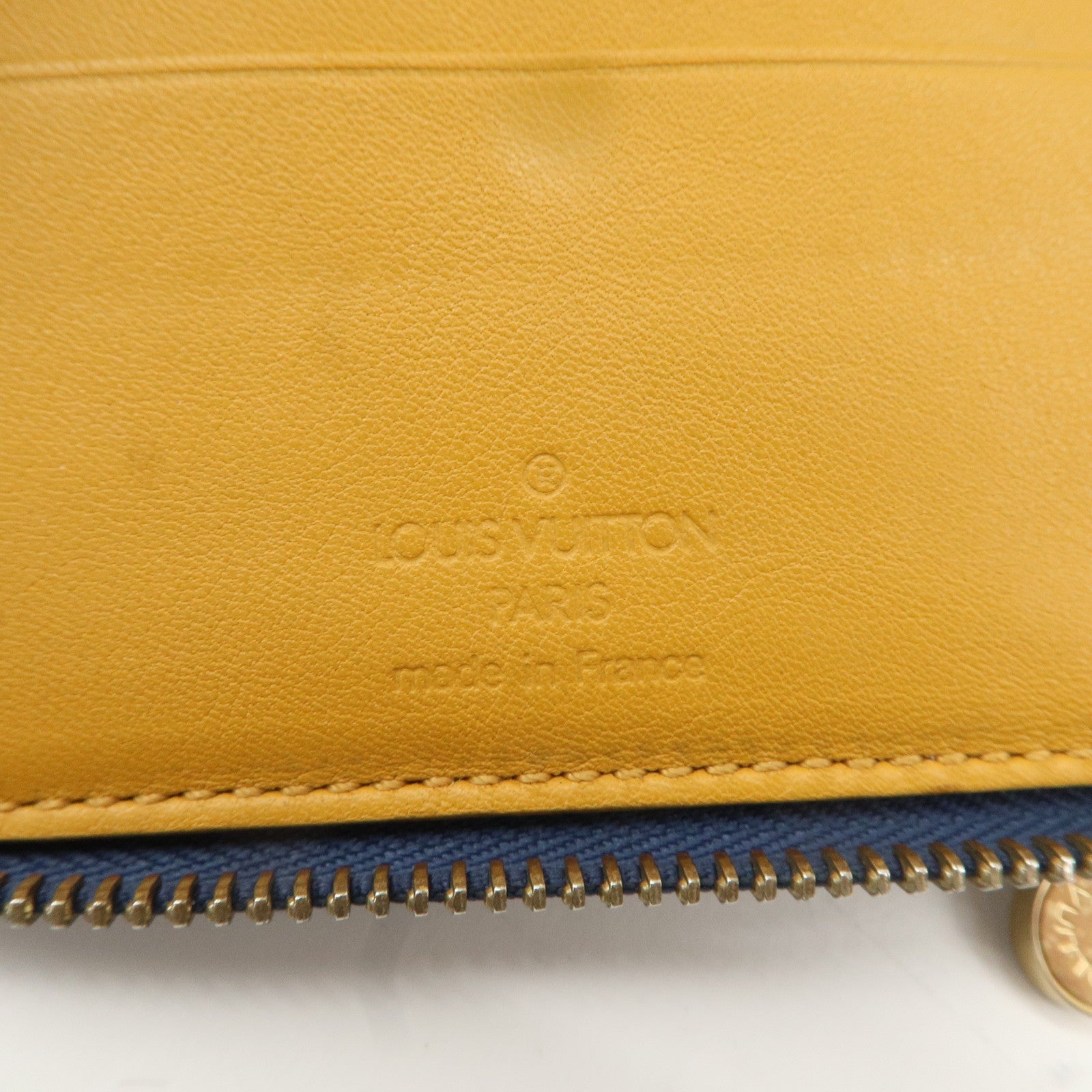 Louis Vuitton Monogram Denim Mini Zippy Wallet M95342 Blue Used