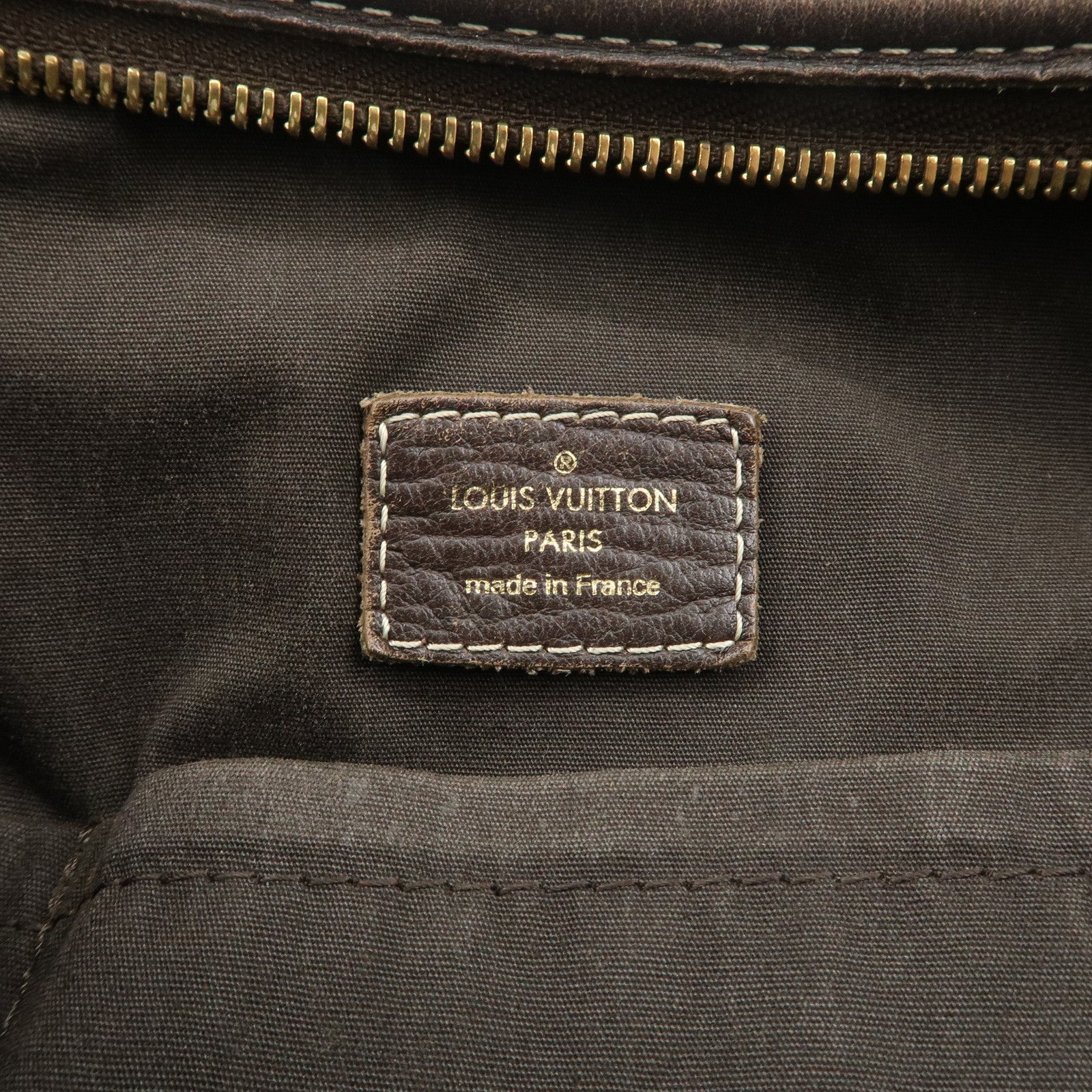 Louis Vuitton Monogram Mini Lin Manon MM Shoulder Bag Ebene M95619 Used