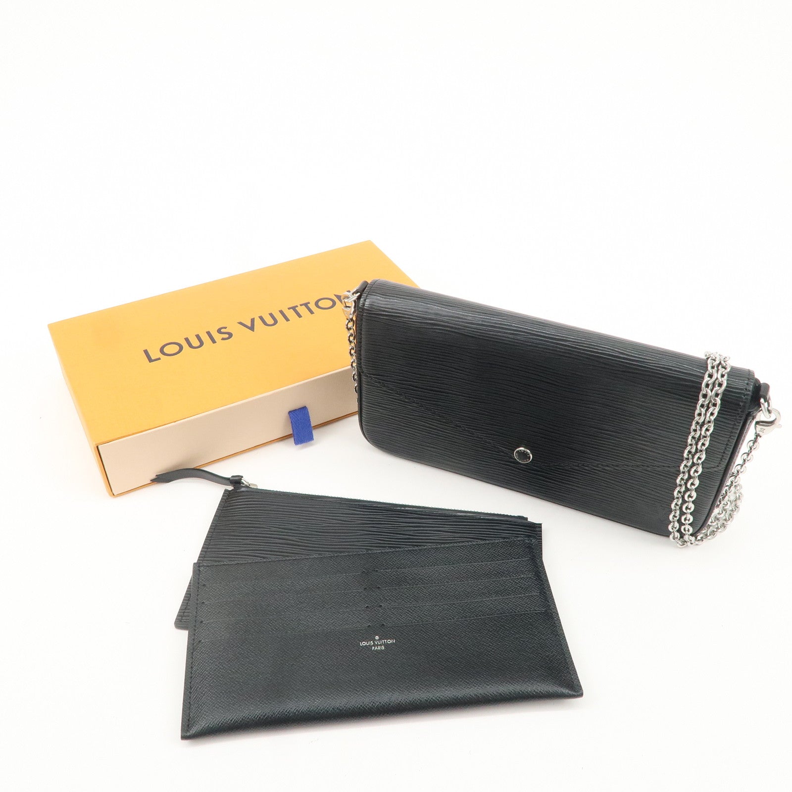Louis Vuitton Epi Pochette Félicie Shoulder Bag Noir M81876 Used