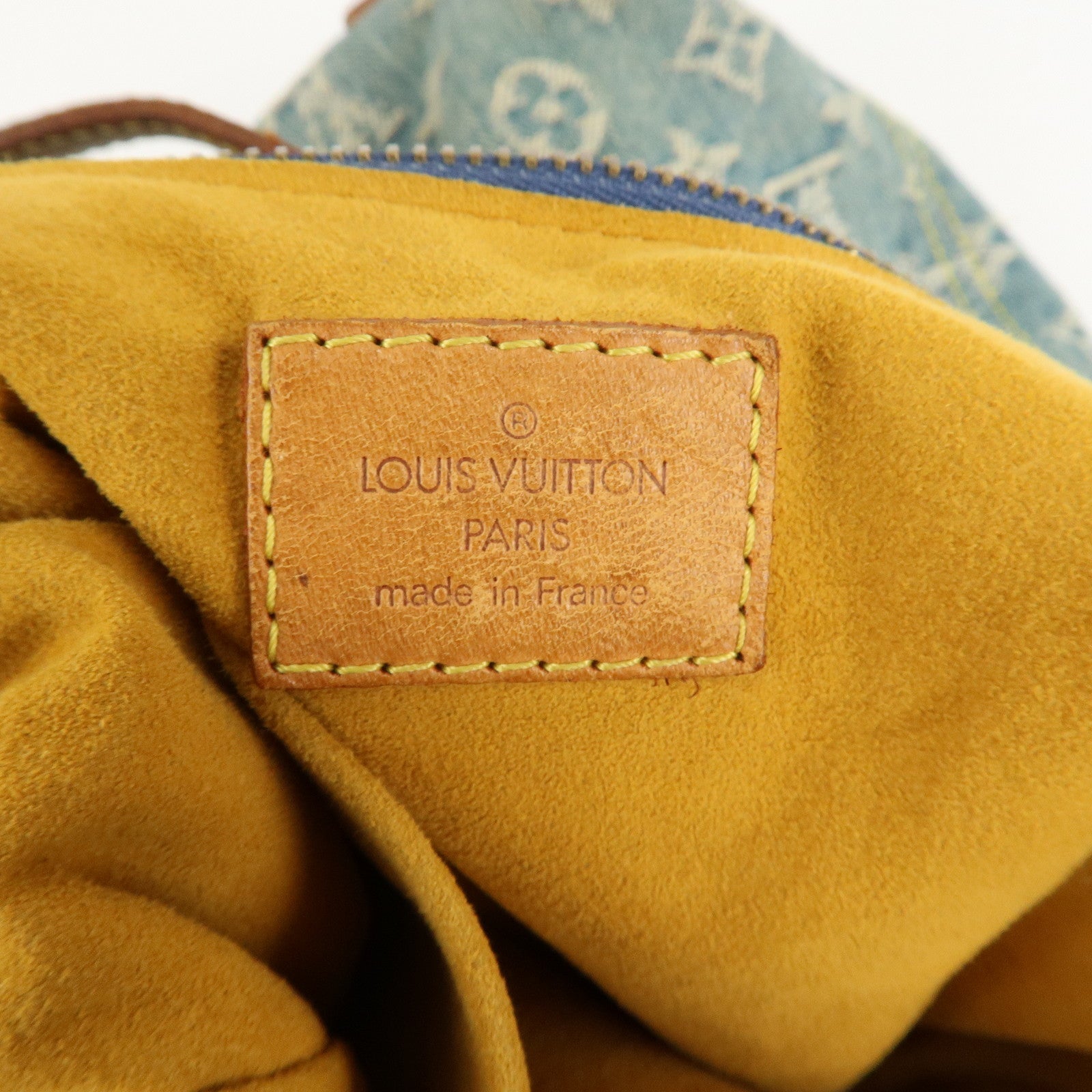 Louis Vuitton Monogram Denim Baggy GM Shoulder Bag M95048 Used