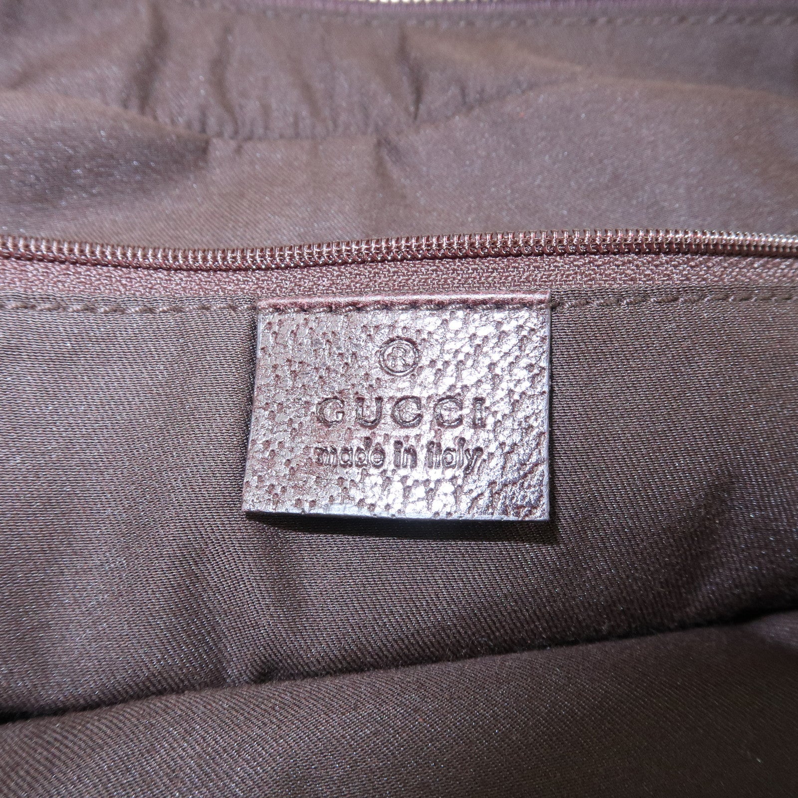 GUCCI Princy Sherry GG Canvas Leather Shoulder Bag Hand Bag 161720 Used