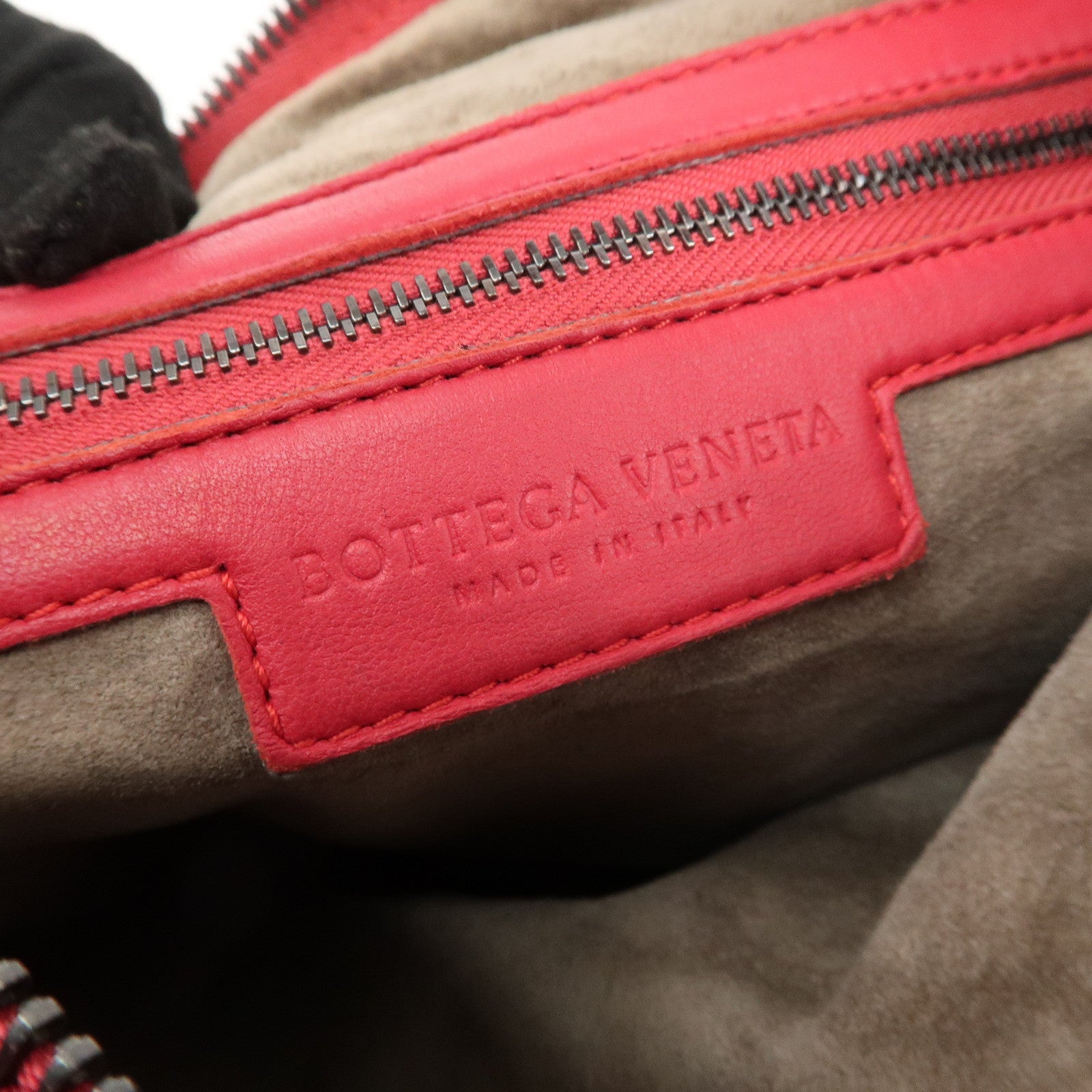 BOTTEGA VENETA Hobo Intrecciato Leather Shoulder Bag Pink 115653 Used