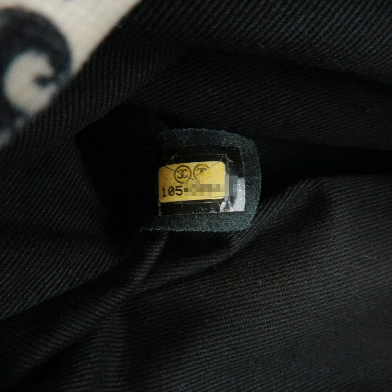 CHANEL Airline Canvas Leather Shoulder Bag Airplane Pattern Used