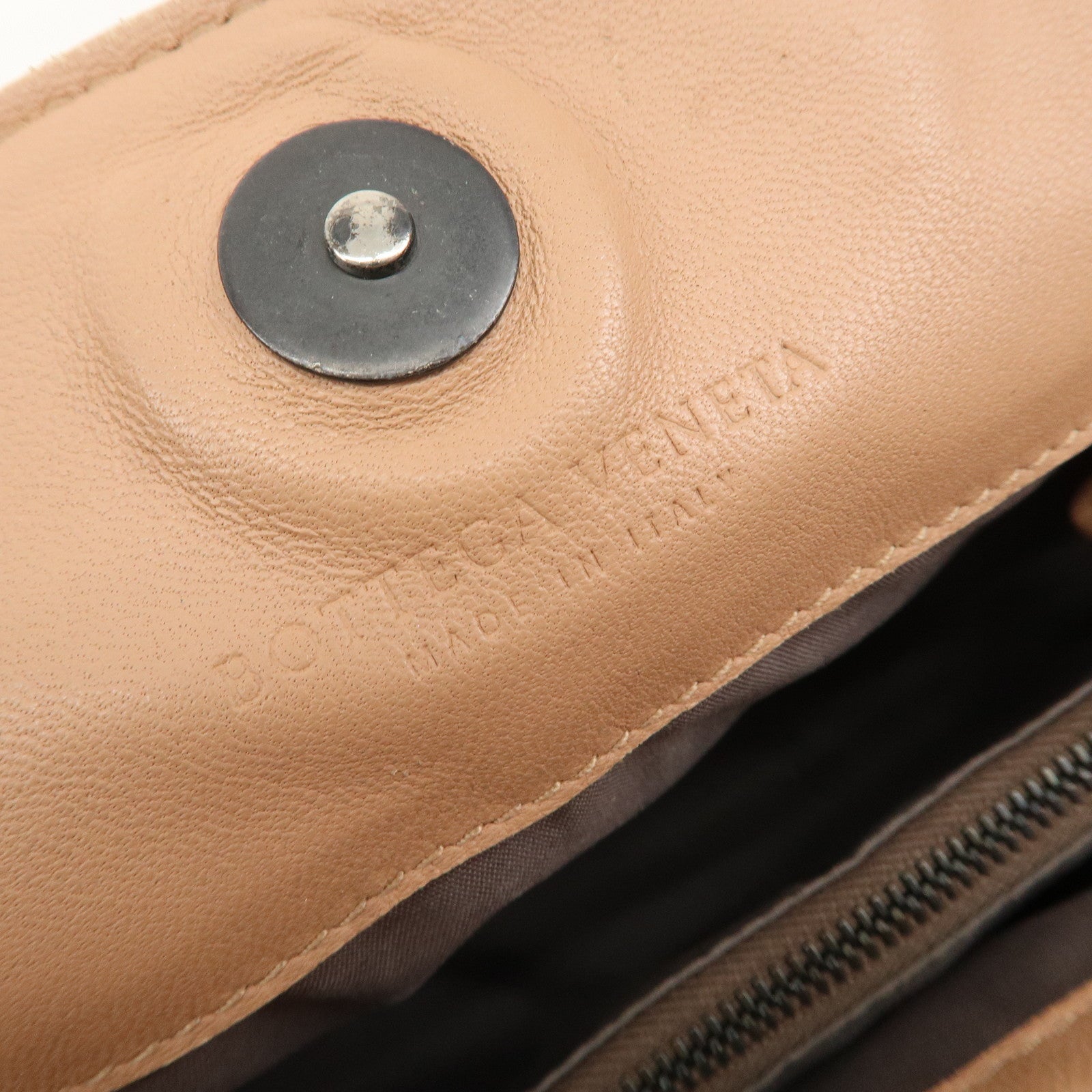 BOTTEGA VENTETA Intrecciato Leather Satchel Tote Bag 148323 Used