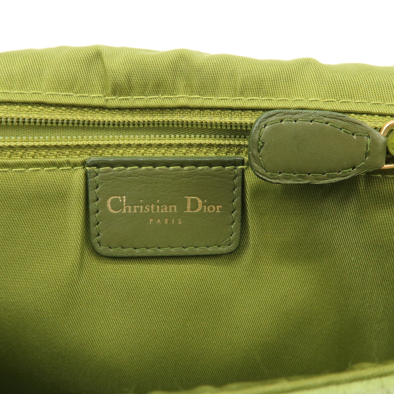 Christian Dior Maris Pearl Suede Leather Shoulder Bag MA-1010 Used