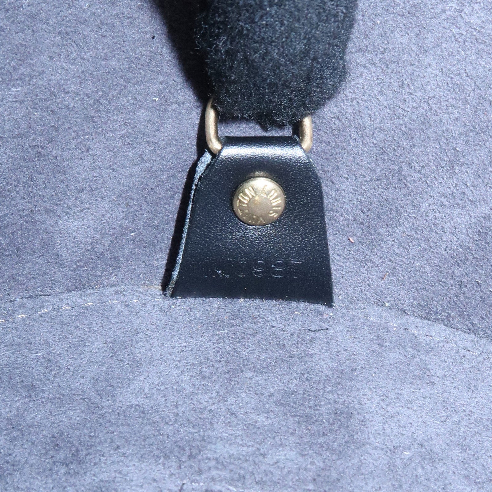 Louis Vuitton Epi Soufflot Hand Bag Noir Black M52862 Used