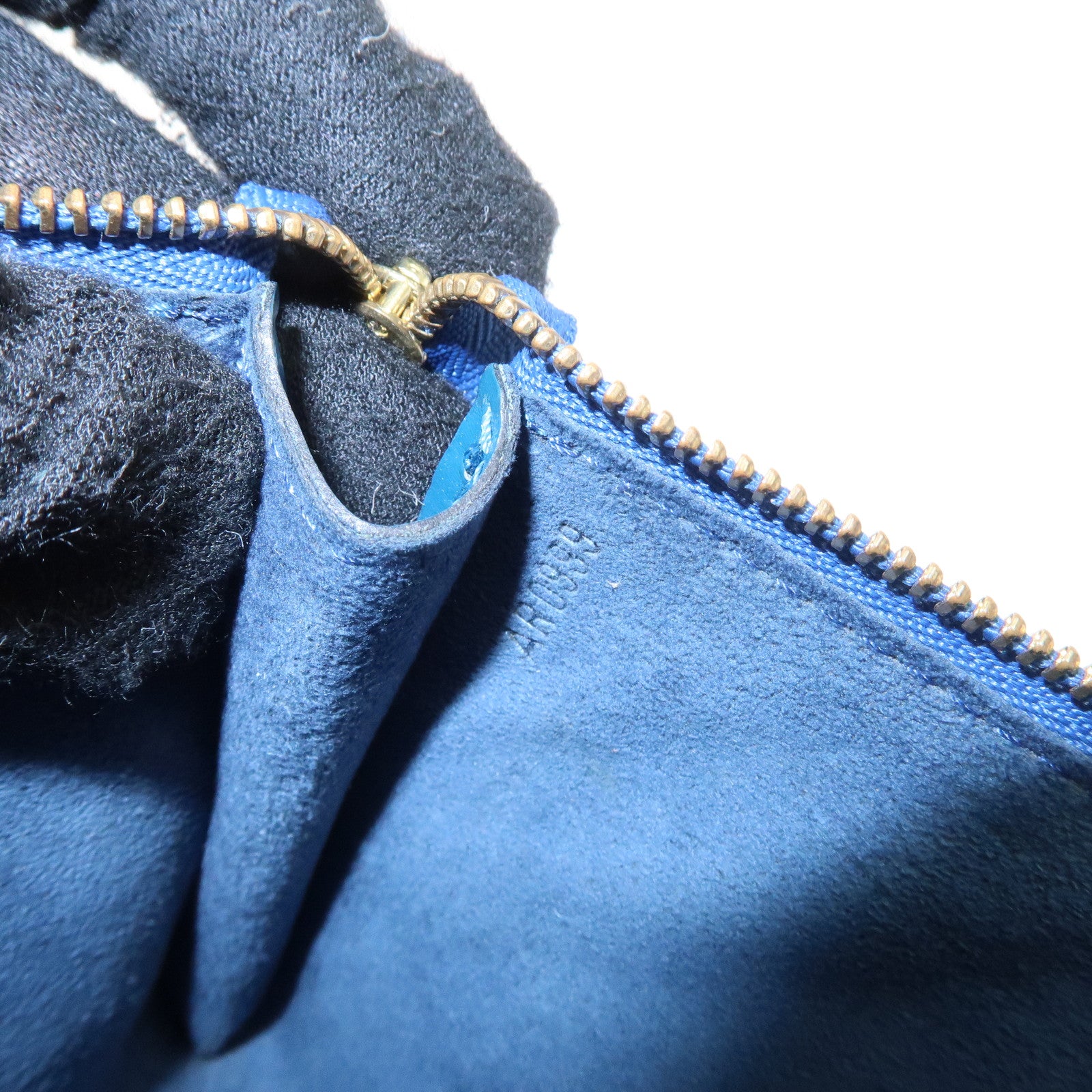 Louis Vuitton Epi Pochette Accessoires Hand Bag Toledo Blue M52947 Used