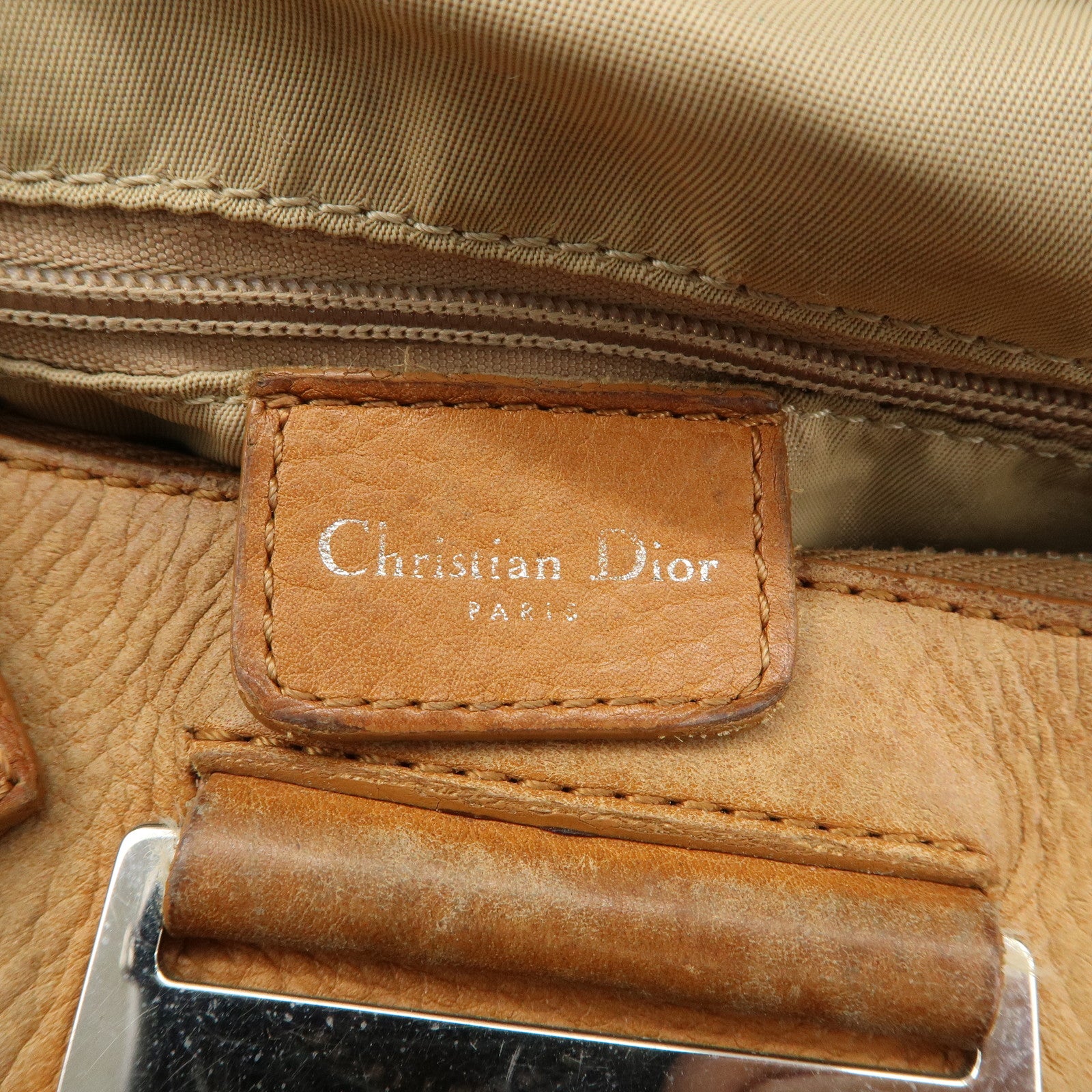 Christian Dior Trotter Street Chic Canvas Leather Mini Boston Bag Used