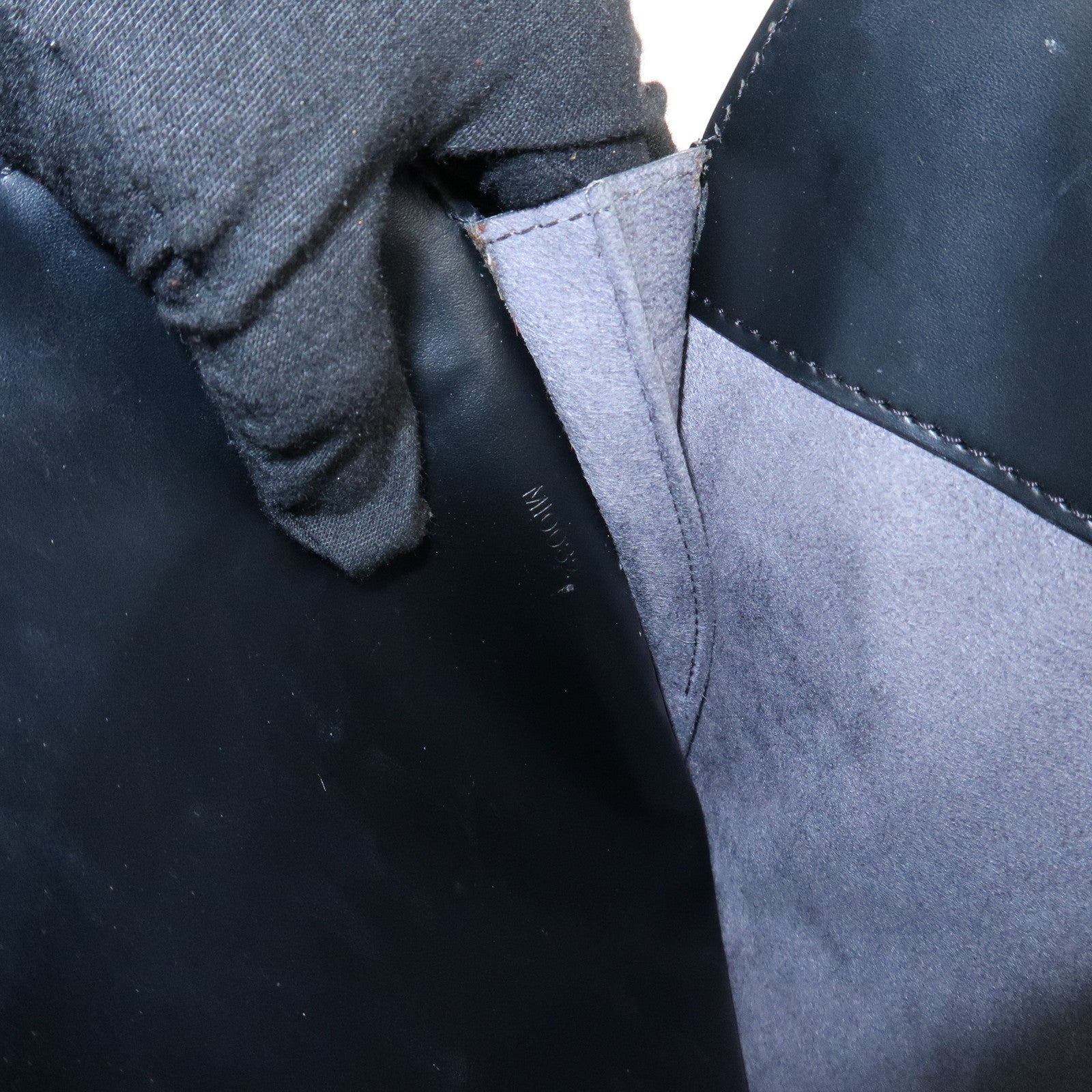 Louis Vuitton Epi Pont Neuf Hand Bag Gold HDW Noir Black M52052 Used