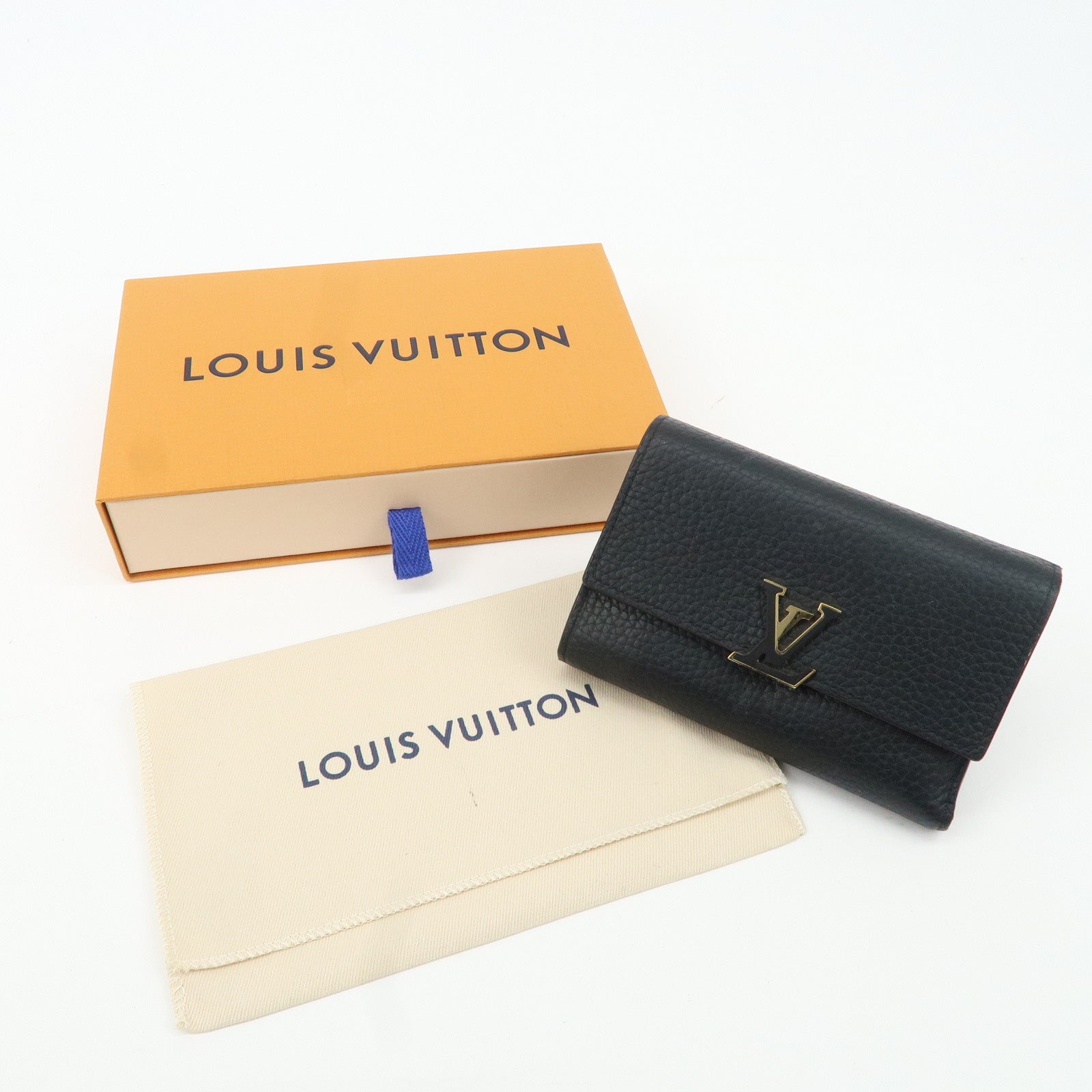 Louis Vuitton Portefeuille Capucines Compact Wallet M62157 Used