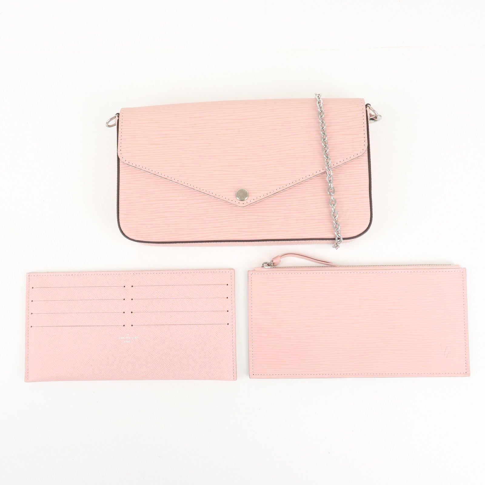 Louis Vuitton Epi Pochette Felicie Shoulder Bag Rose M62467 Used